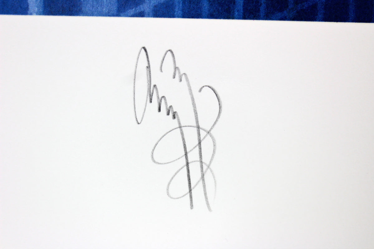Jimmy Page Led Zeppelin Signed 30x33 LE Artist Print Litho #202/300 BAS #A05235