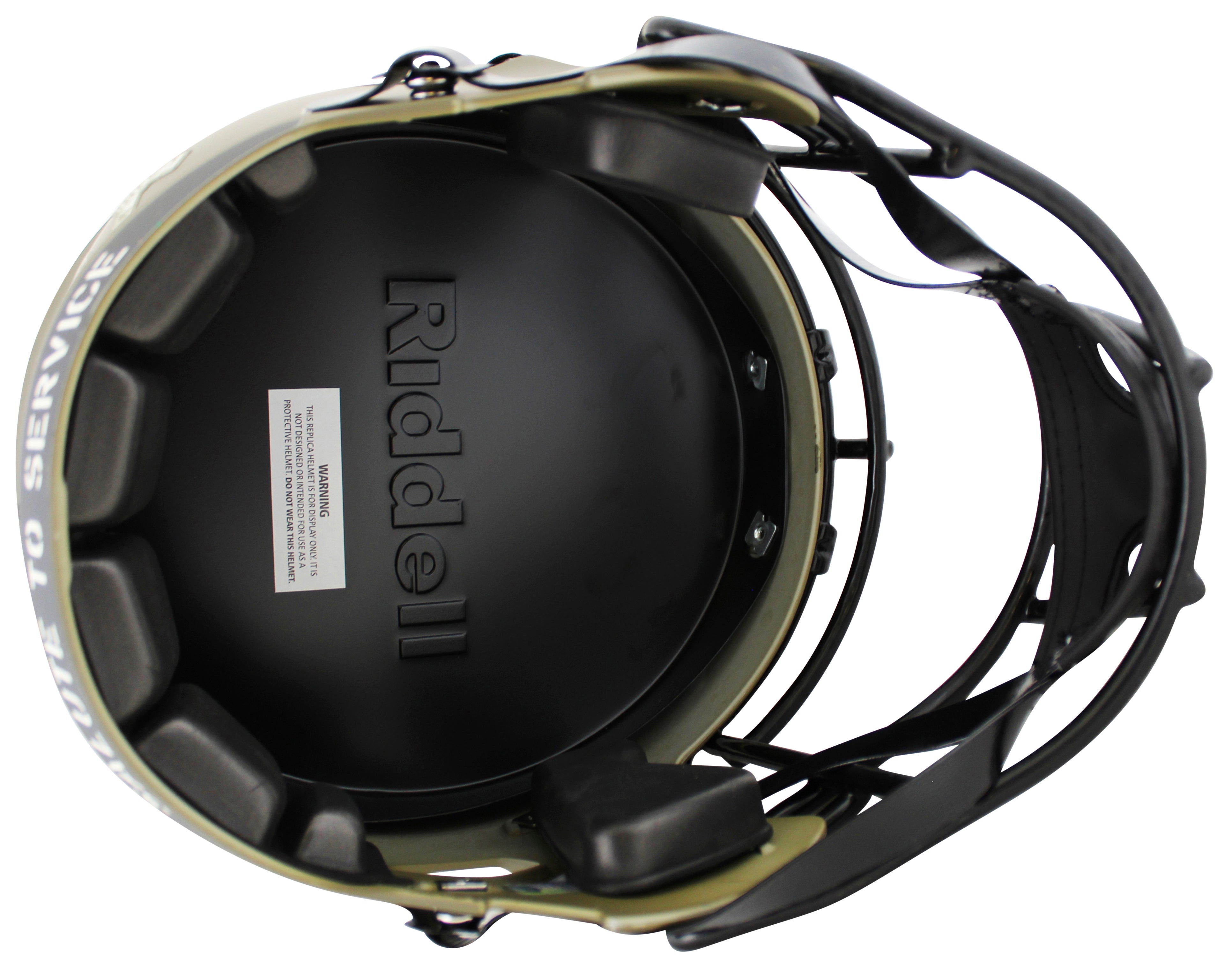 Cardinals J.J. Watt Signed Salute To Service F/S Speed Rep Helmet BAS Wit