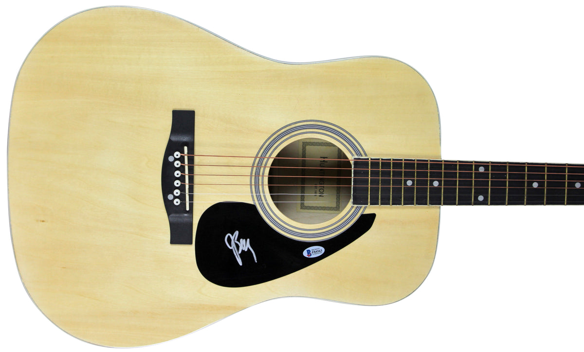 Joan Baez American Folk Musician Authentic Signed Acoustic Guitar BAS #F84563