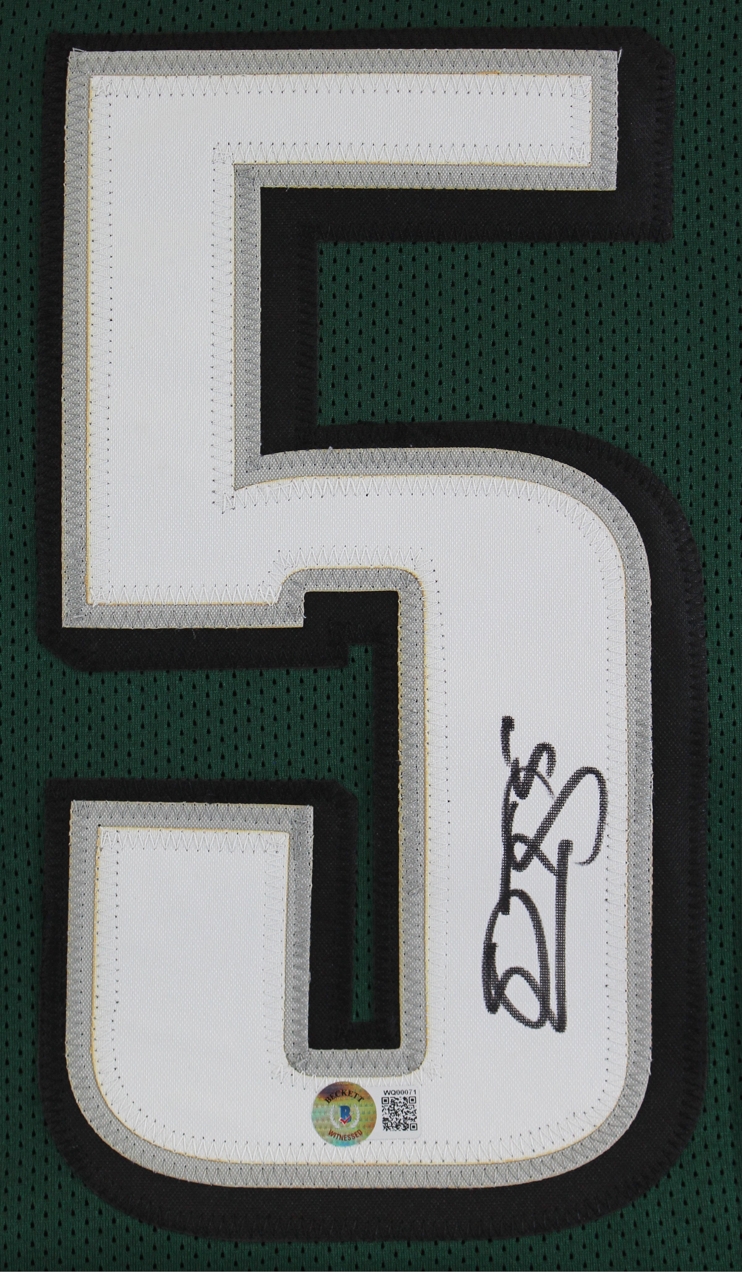 Donovan McNabb Authentic Signed Green Pro Style Jersey Autographed BAS Witnessed