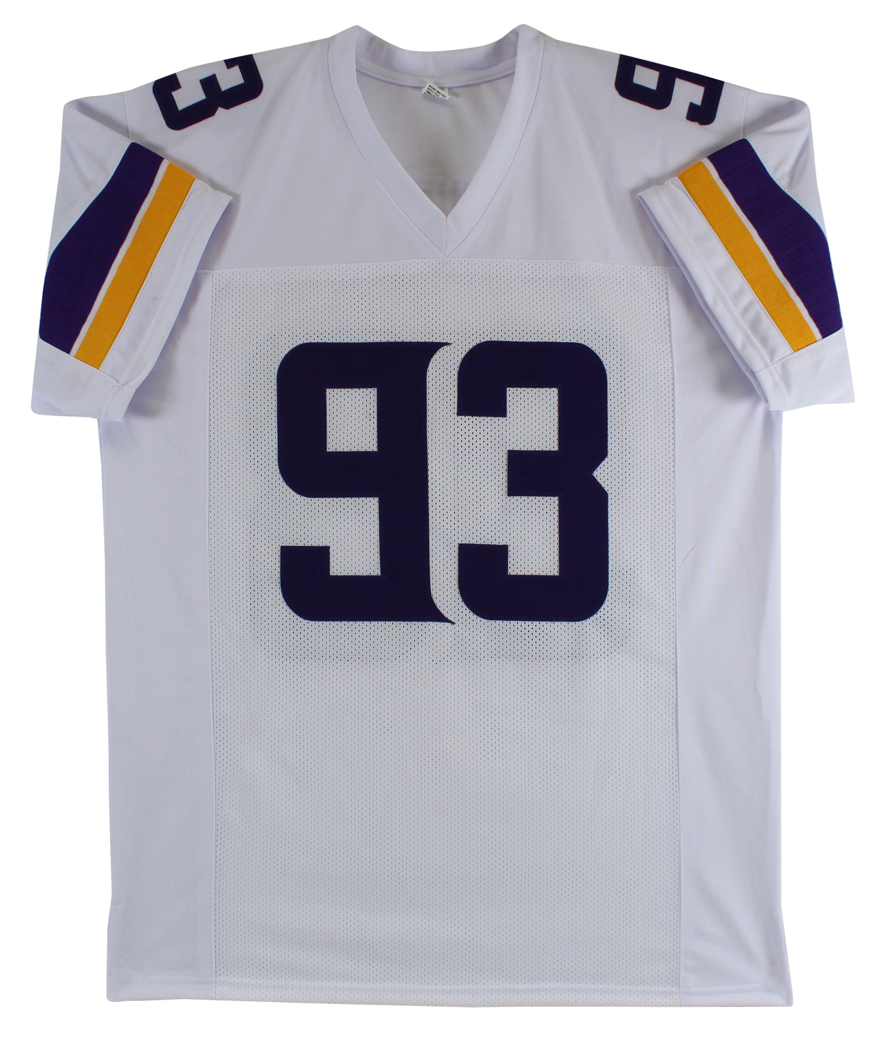Patrick Jones Authentic Signed White Pro Style Jersey Autographed BAS Witnessed