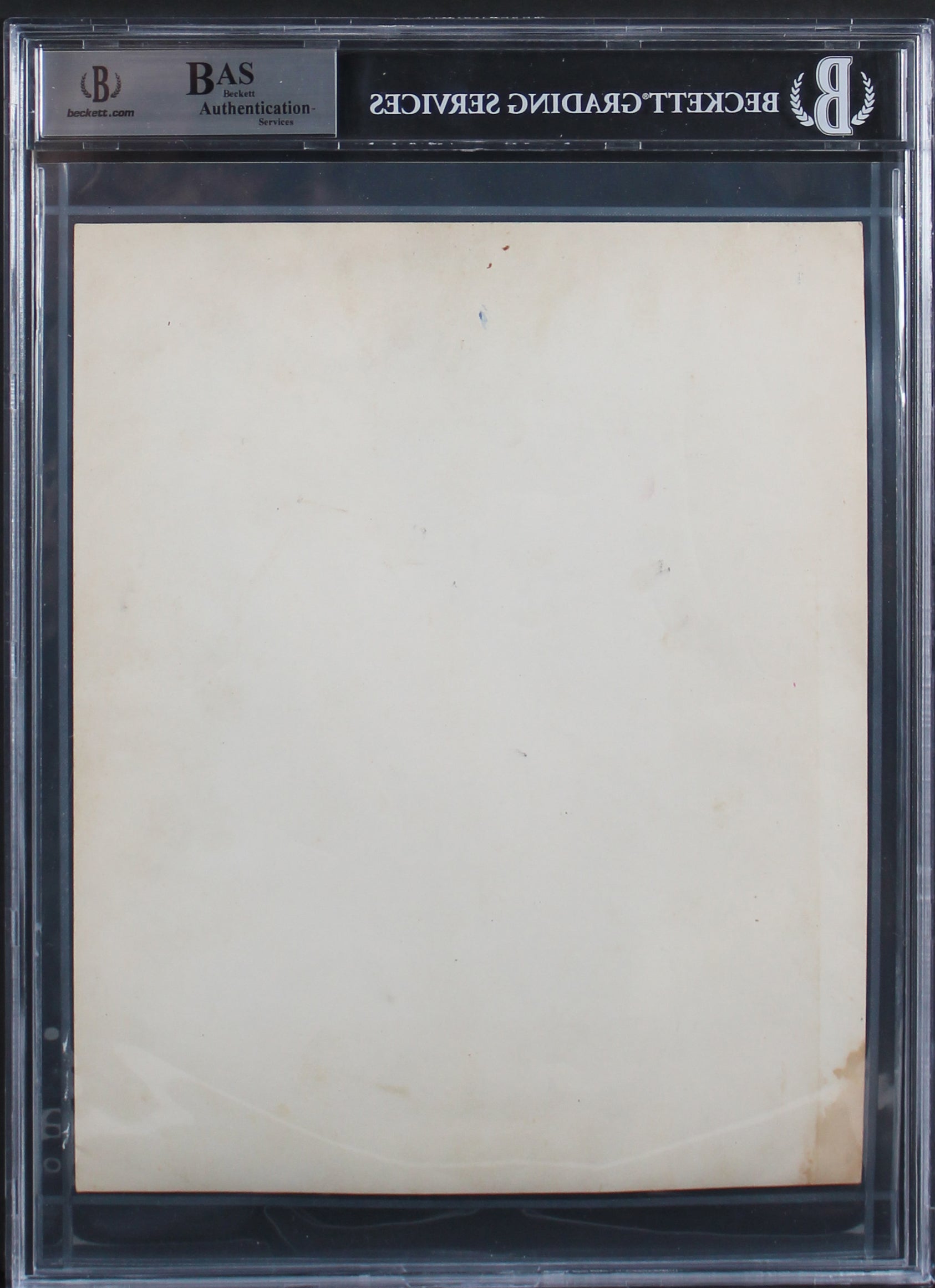 Albert Einstein "1943" Authentic Signed 8x10 Black & White Photo BAS Slabbed