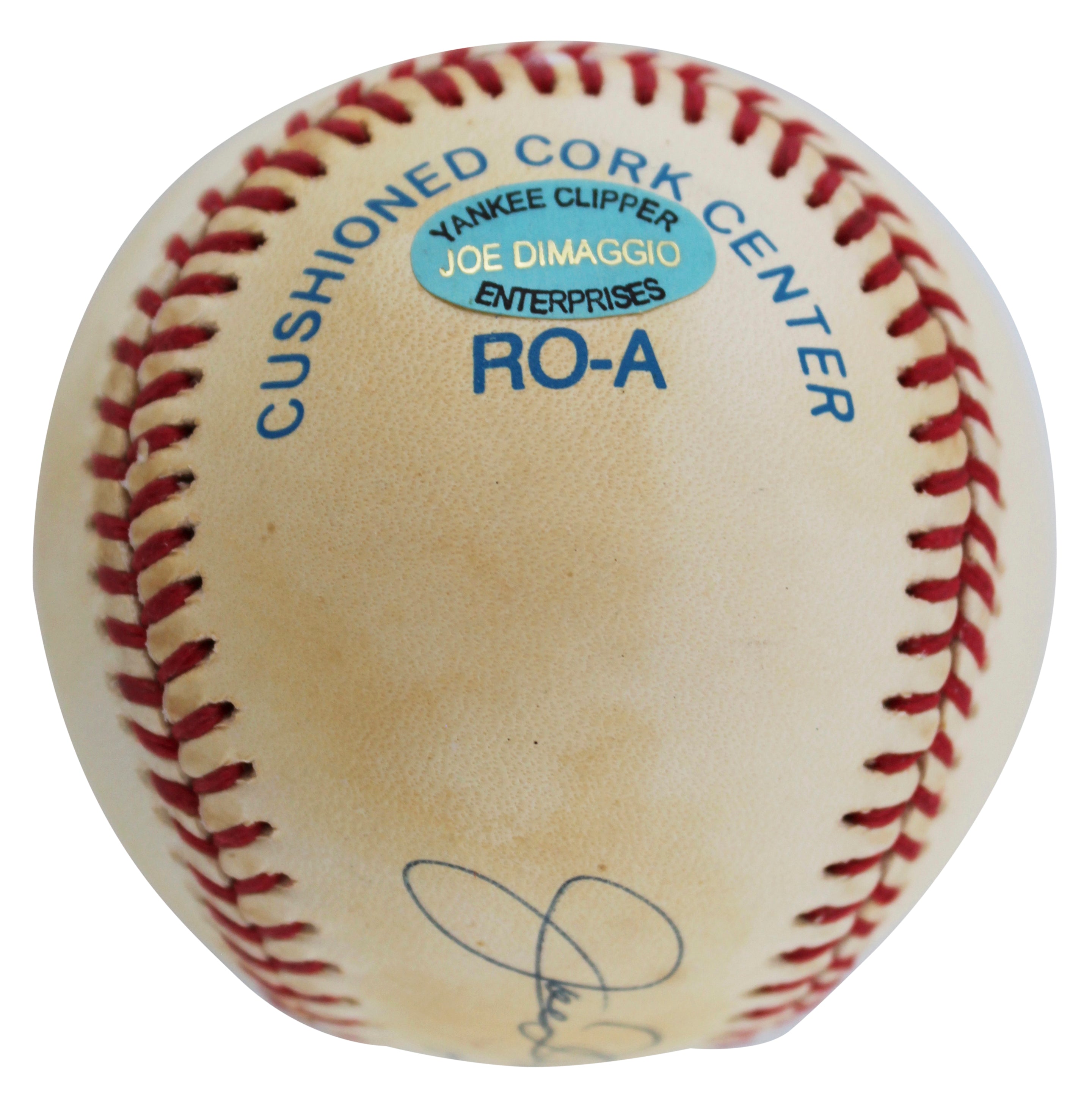 Yankees Joe DiMaggio "HOF 55" Authentic Signed Baseball LE #139/361 BAS #AD64070
