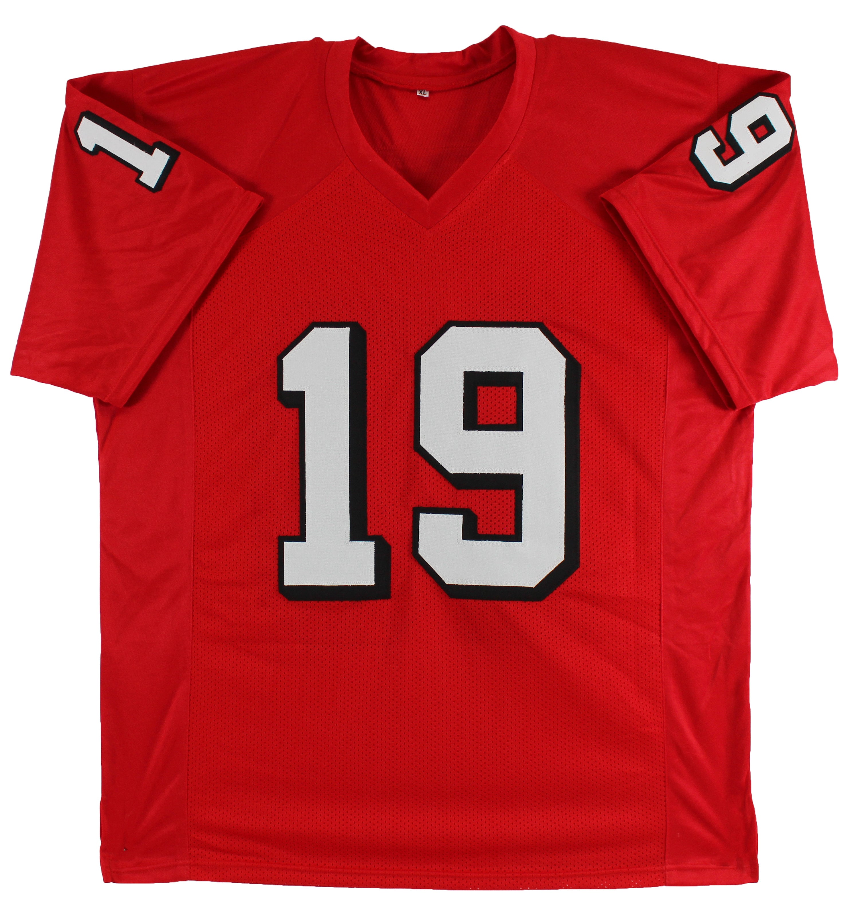 Georgia Hines Ward Authentic Signed Red Pro Style Jersey BAS Witnessed