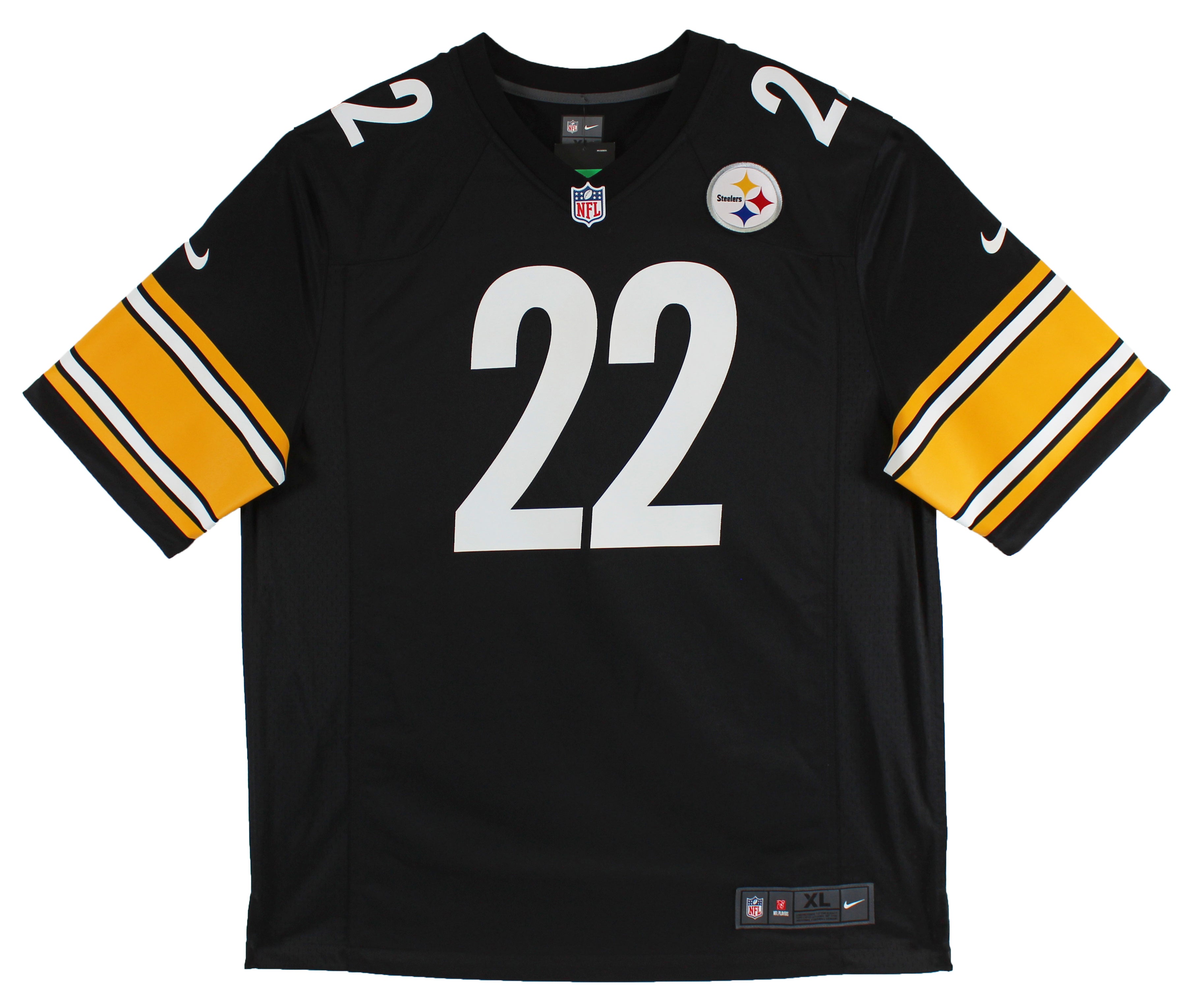 Steelers Najee Harris Authentic Signed Black Nike Jersey Autographed Fan COA