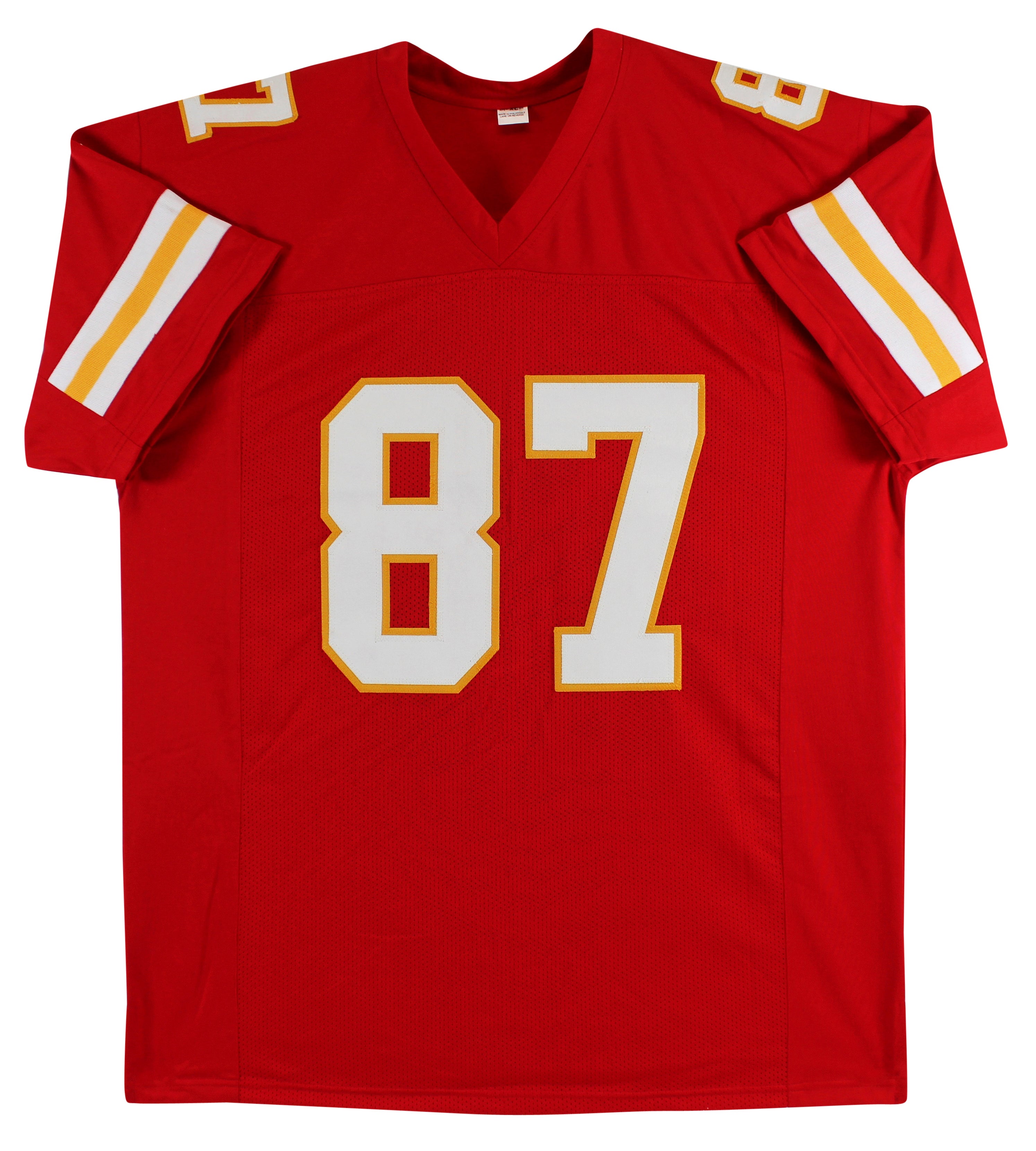 Travis Kelce Authentic Signed Red Pro Style Jersey Autographed BAS