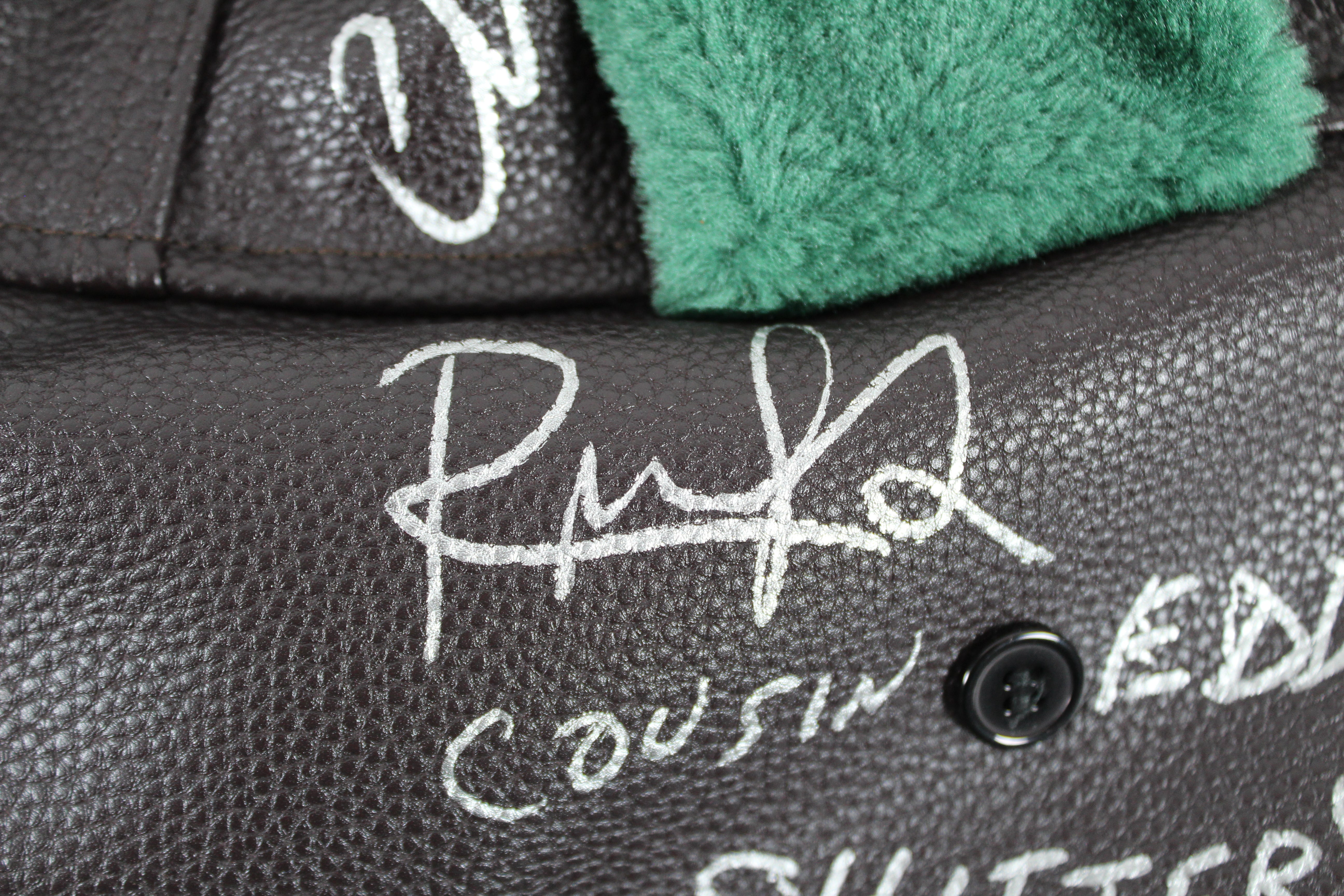 Chevy Chase & Randy Quaid Christmas Vacation "3x Insc" Signed Hat BAS #BK88246