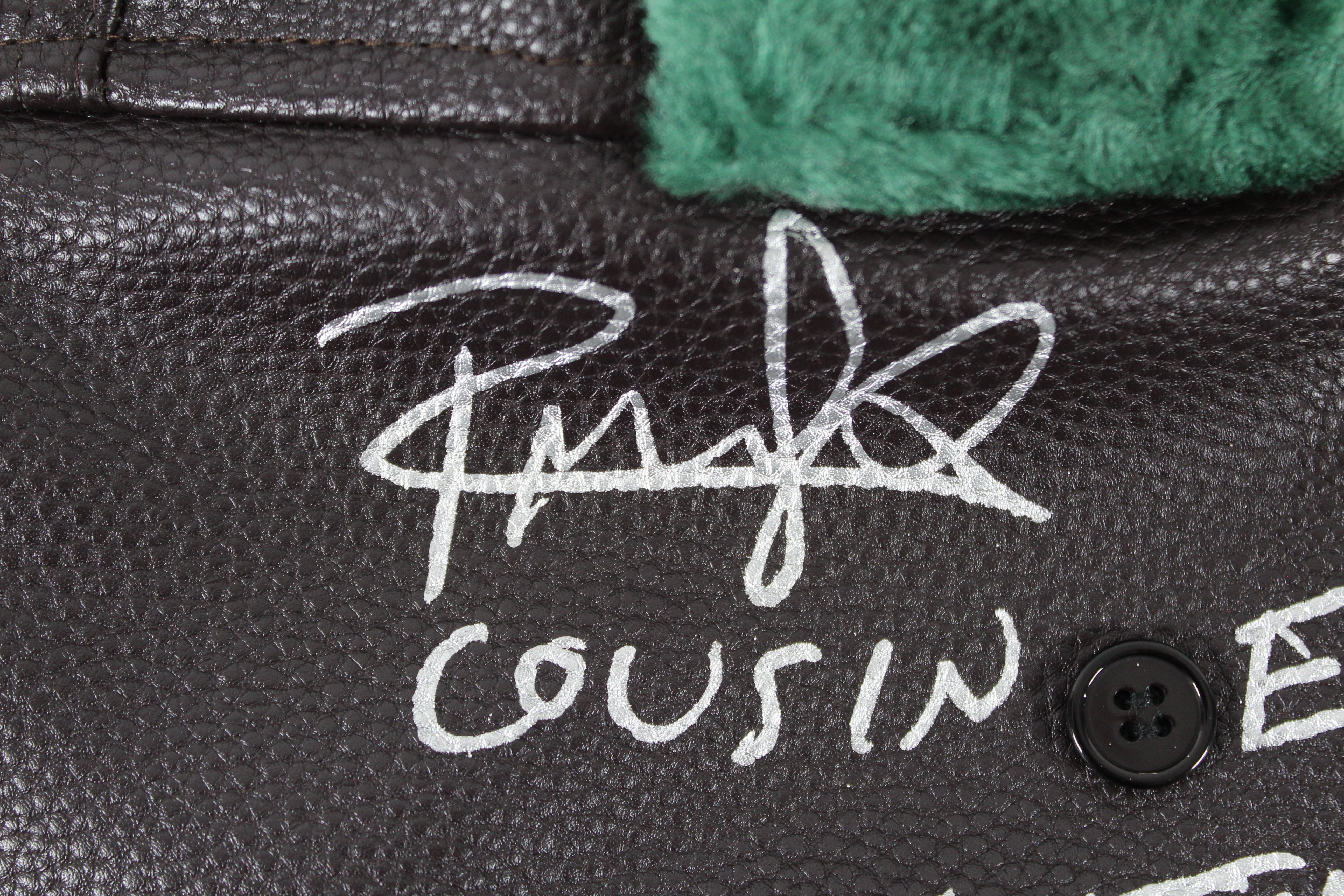 Chevy Chase & Randy Quaid Christmas Vacation "2x Insc" Signed Hat BAS #BK88268