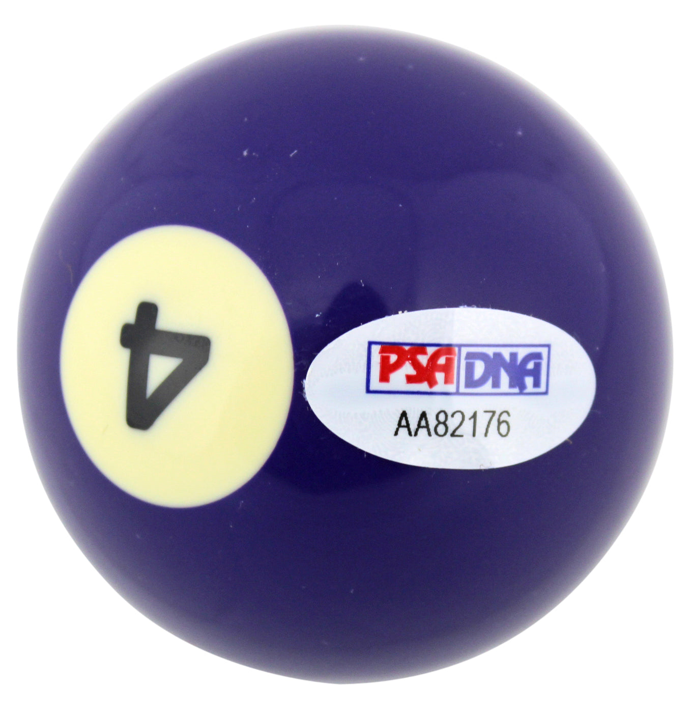 Willie Mosconi Authentic Signed #4 Billiards Pool Ball PSA/DNA #AA82176