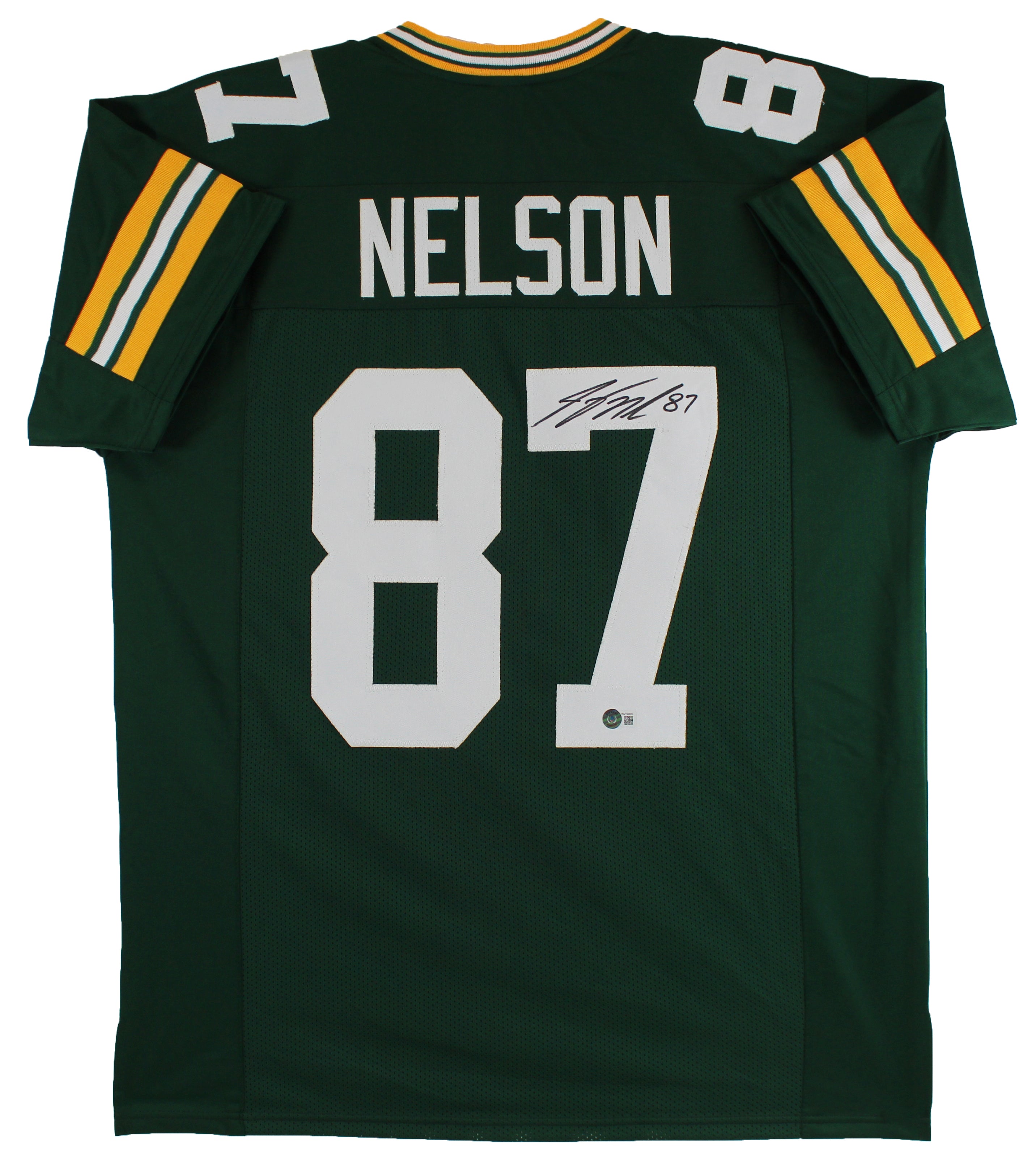 Jordy Nelson Authentic Signed Green Pro Style Jersey Autographed BAS Witnessed