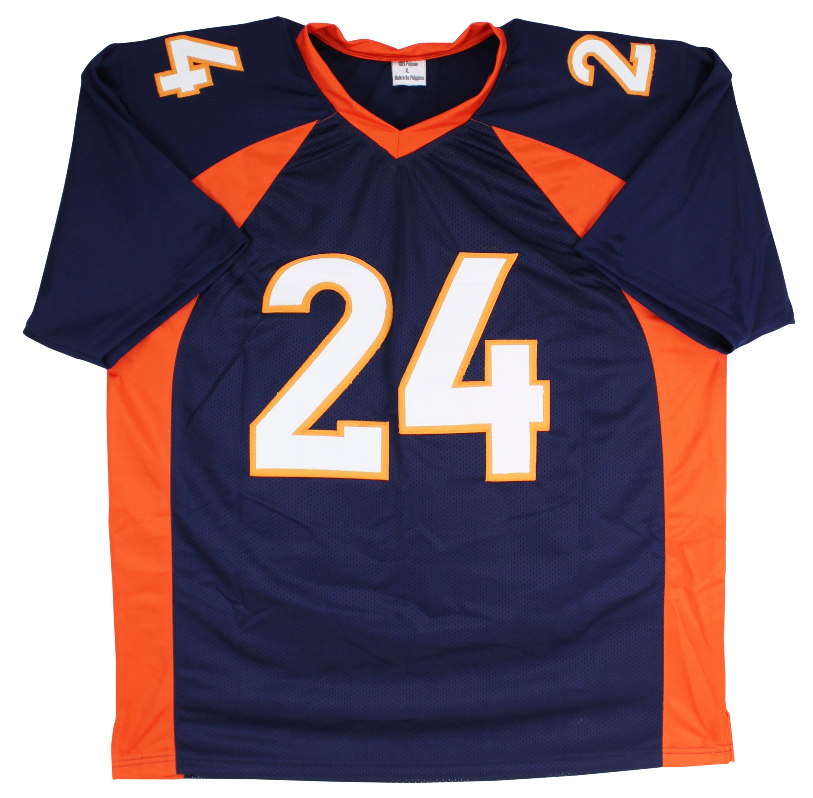 Champ Bailey "HOF 19" Authentic Signed Navy Blue Pro Style Jersey BAS Witnessed