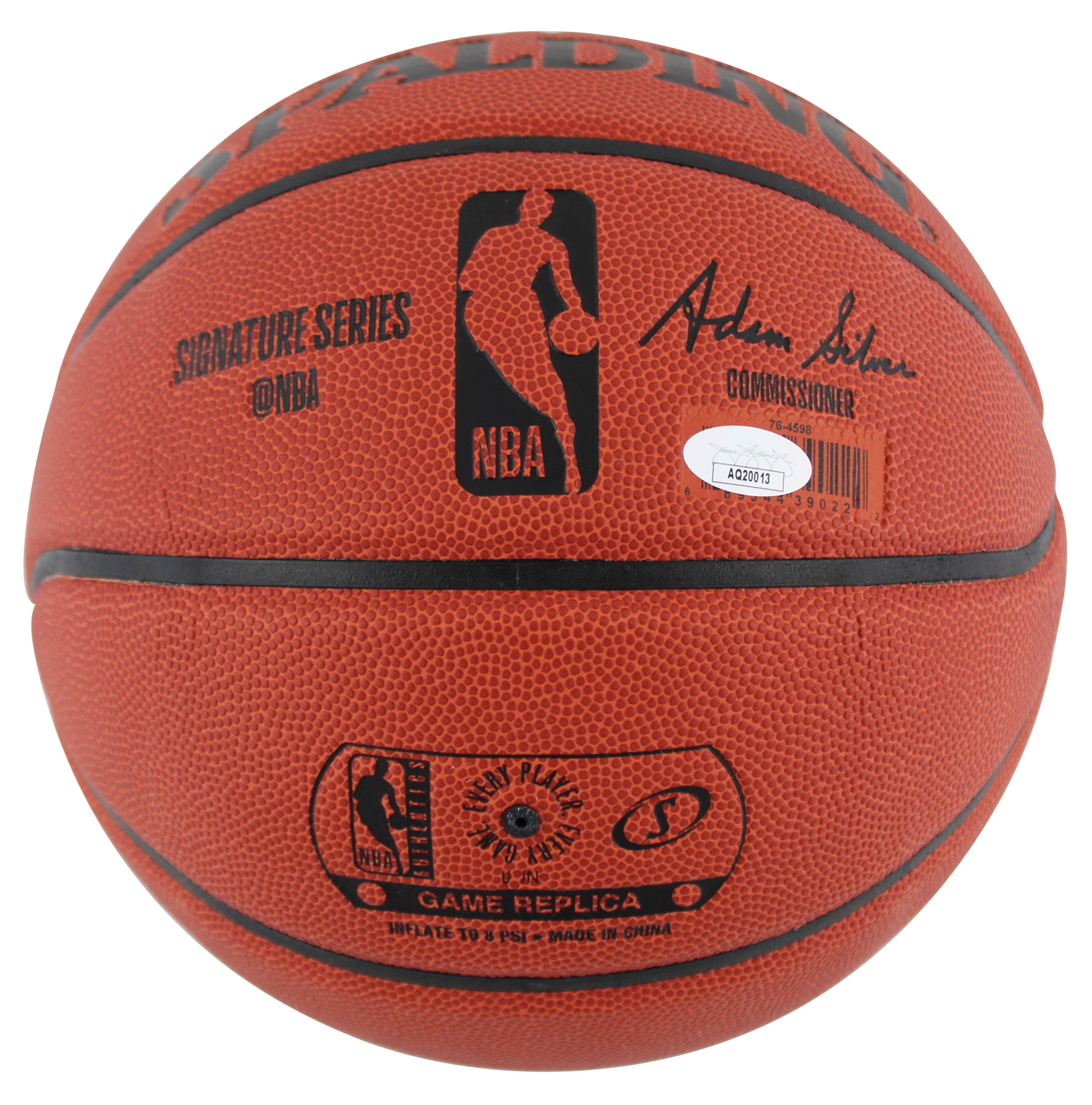 Warriors Stephen Curry Authentic Signed Spalding Indoor/Outdoor Basketball JSA