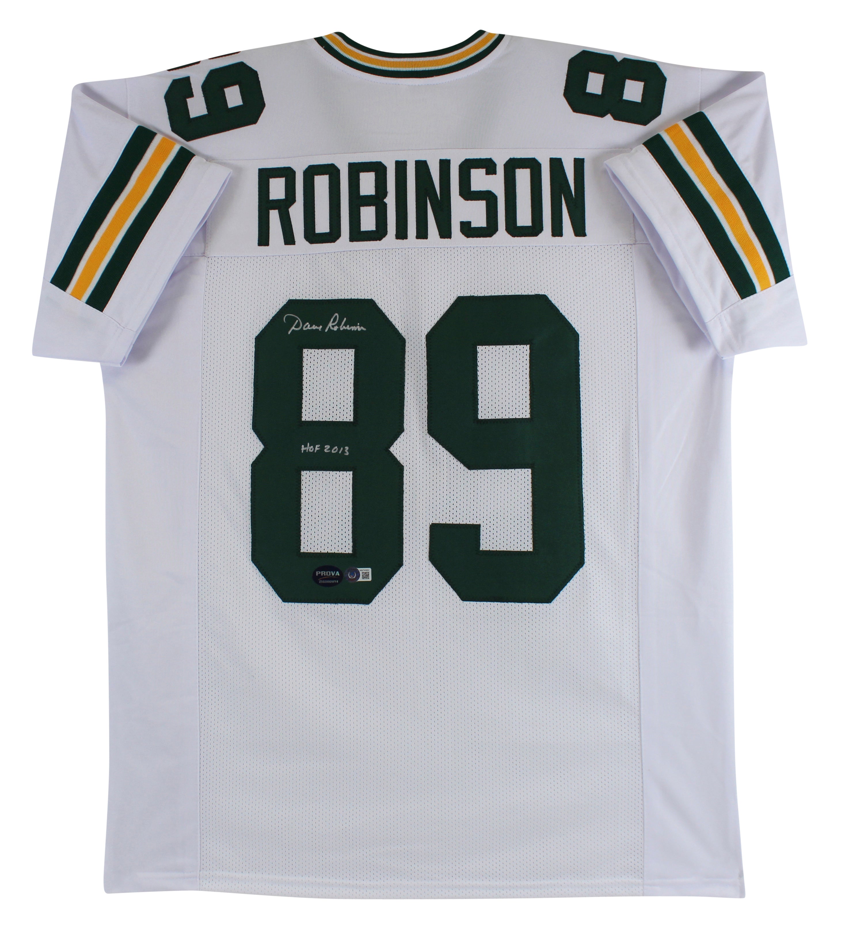Dave Robinson "HOF 2013" Authentic Signed White Pro Style Jersey BAS Witnessed