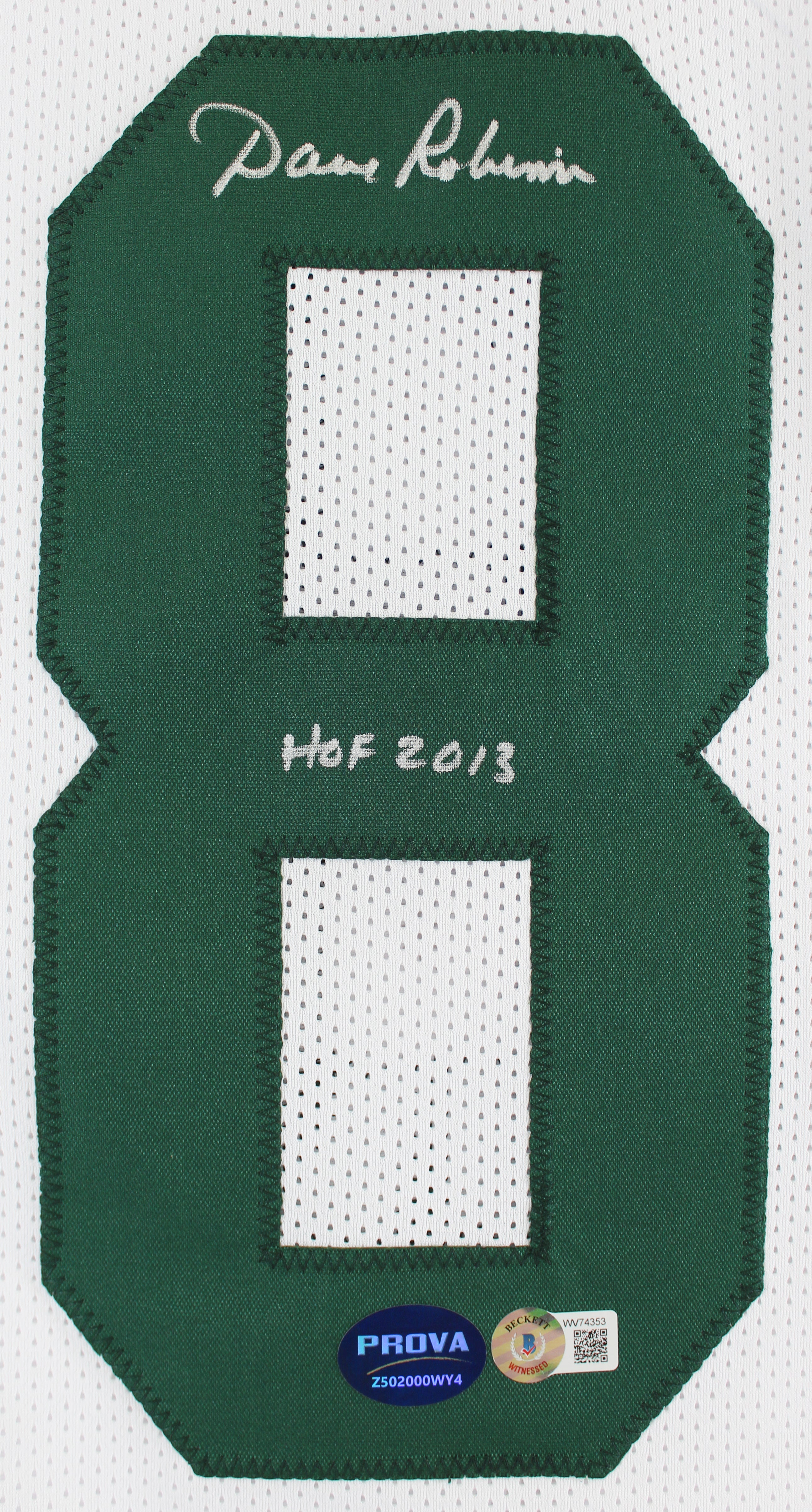 Dave Robinson "HOF 2013" Authentic Signed White Pro Style Jersey BAS Witnessed