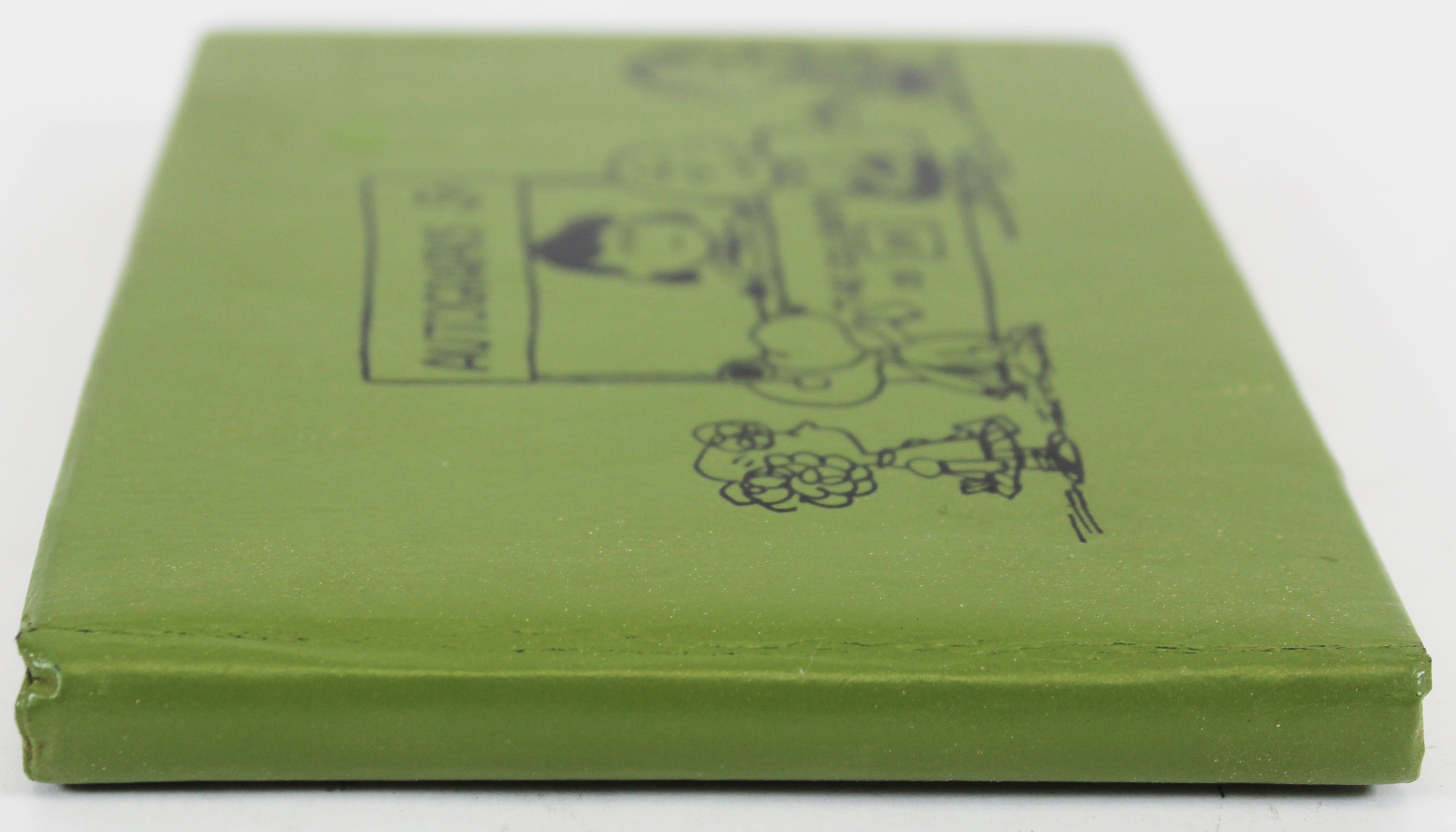 Charles Schulz Signed 4.25x6 Peanuts Autograph Book w/ Linus Sketch BAS #A53116