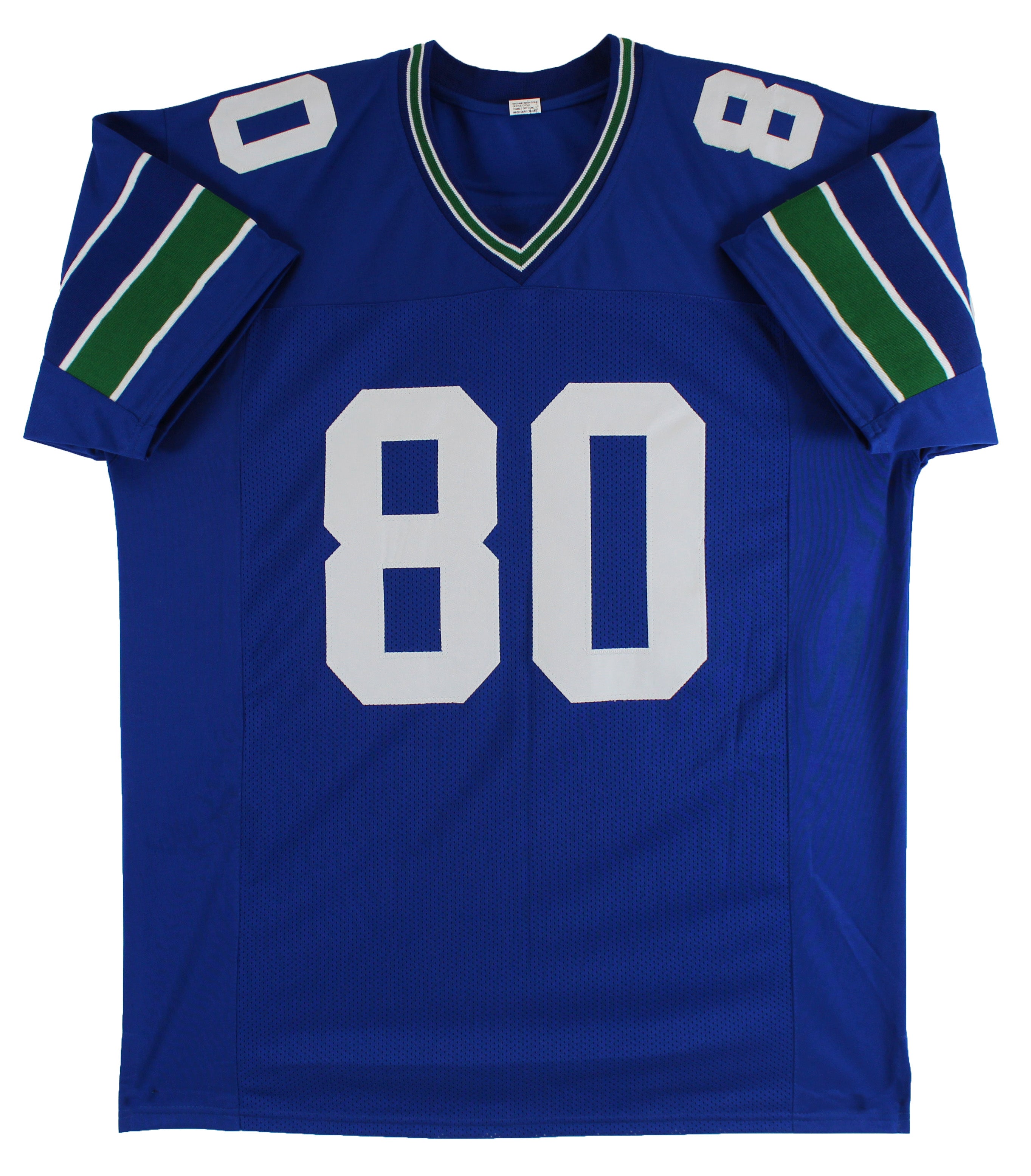 Seahawks Steve Largent "HOF 95" Authentic Signed Blue Jersey BAS Witnessed