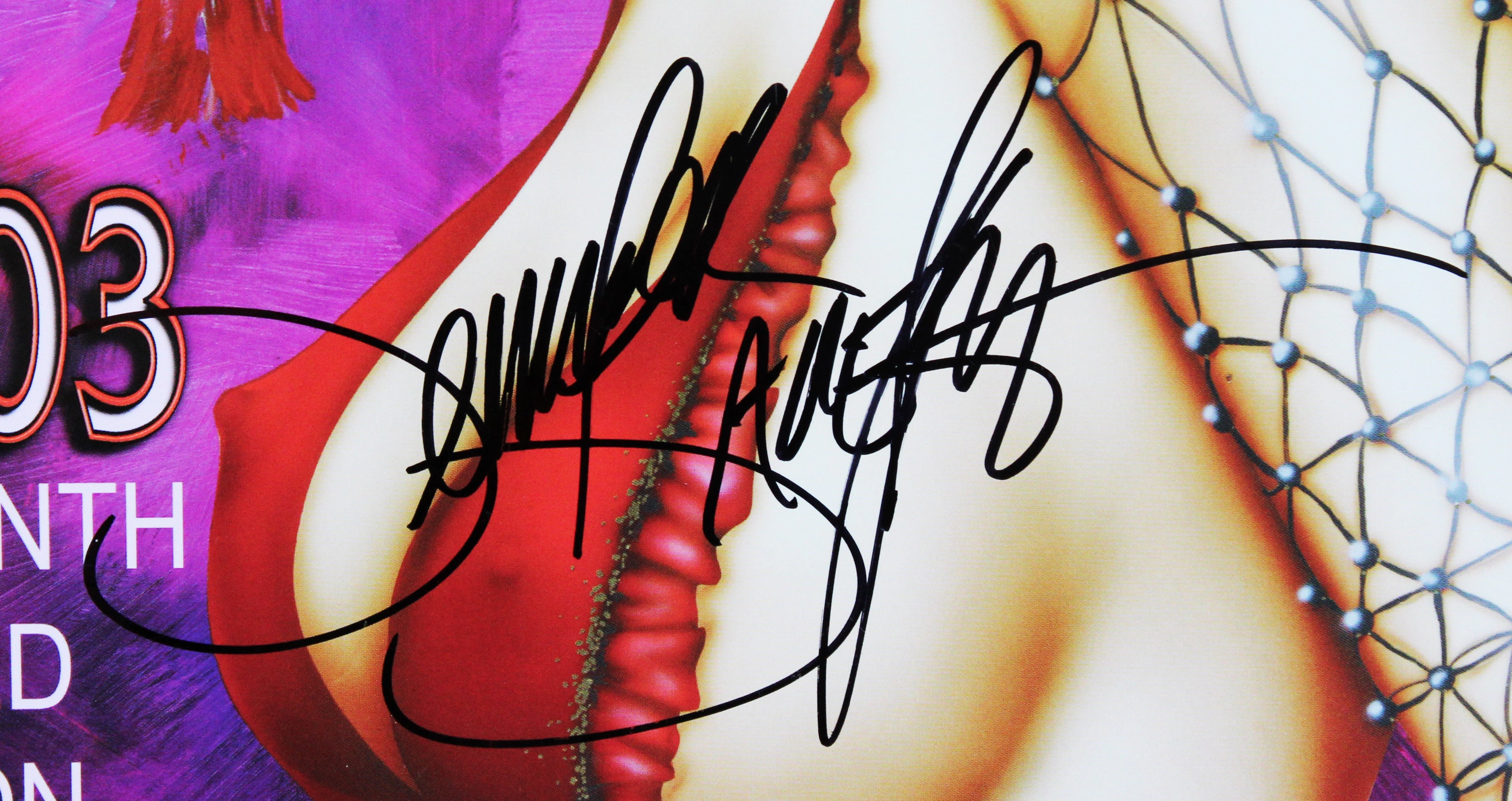 Jennifer Janesko Authentic Signed 2003 16 Month LE Art Calendar BAS #BA74096