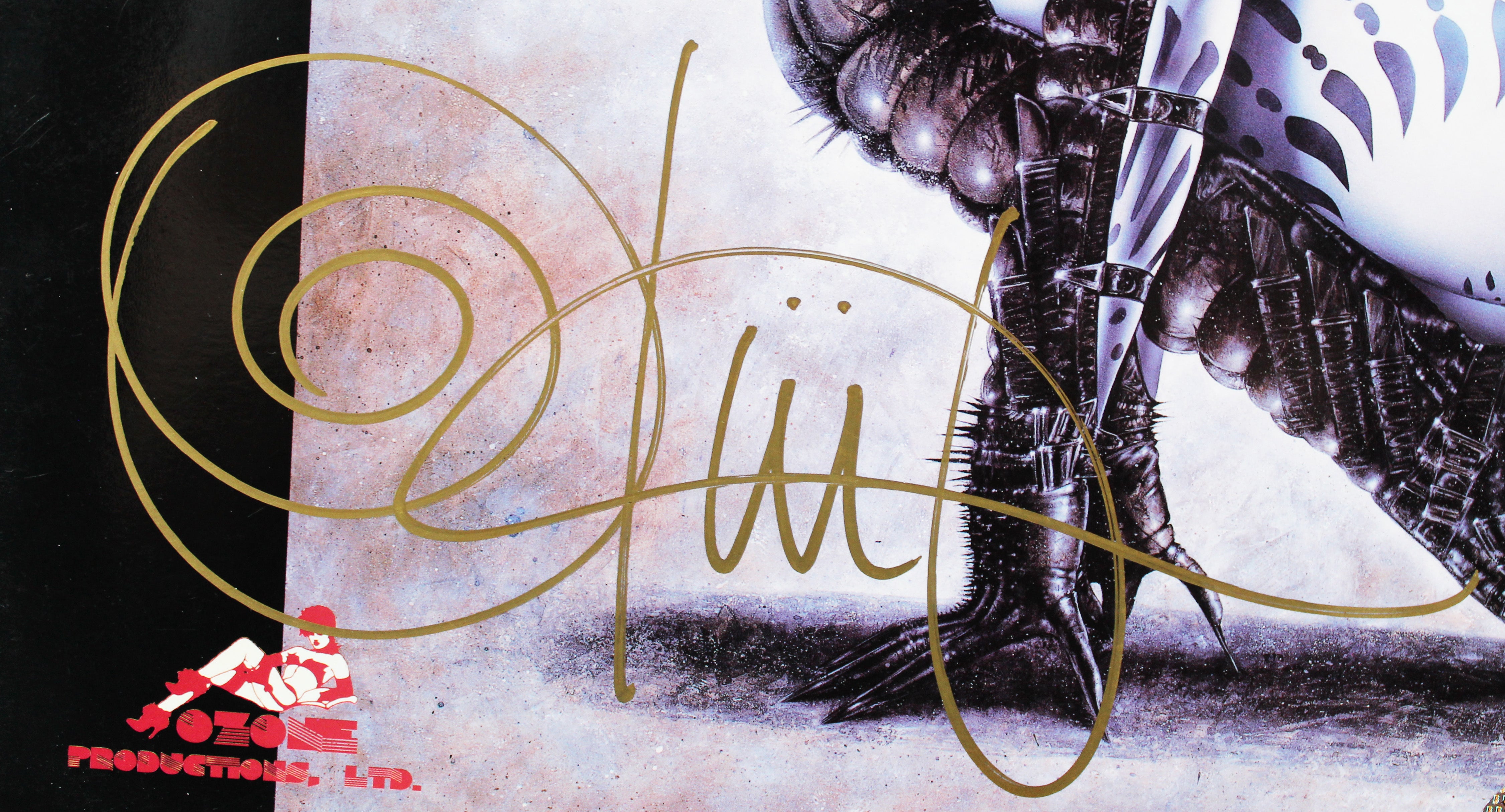 Olivia De Berardinis Authentic Signed 1999 Heavy Metal Calendar BAS #BA74068