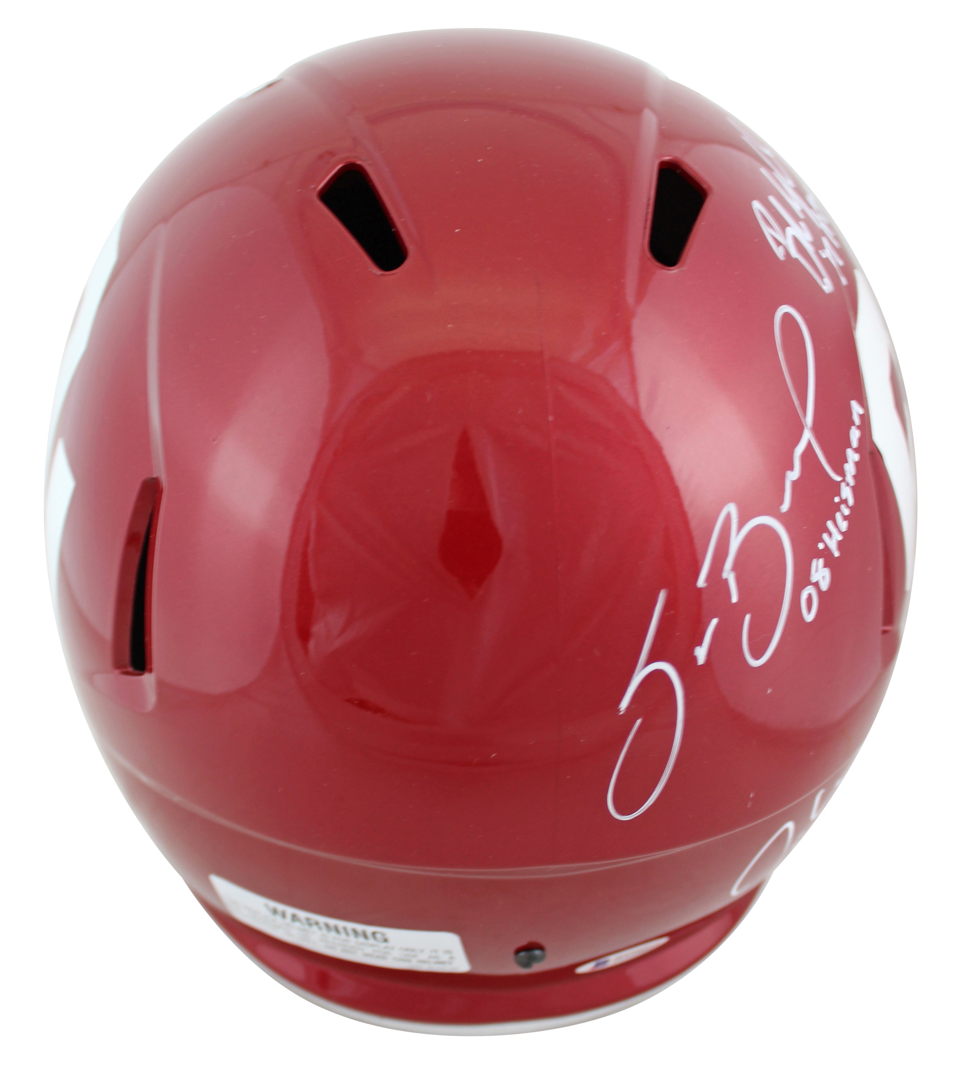 OU Heisman (6) Mayfield, Murray, Bradford Signed Full Size Speed Rep Helmet BAS