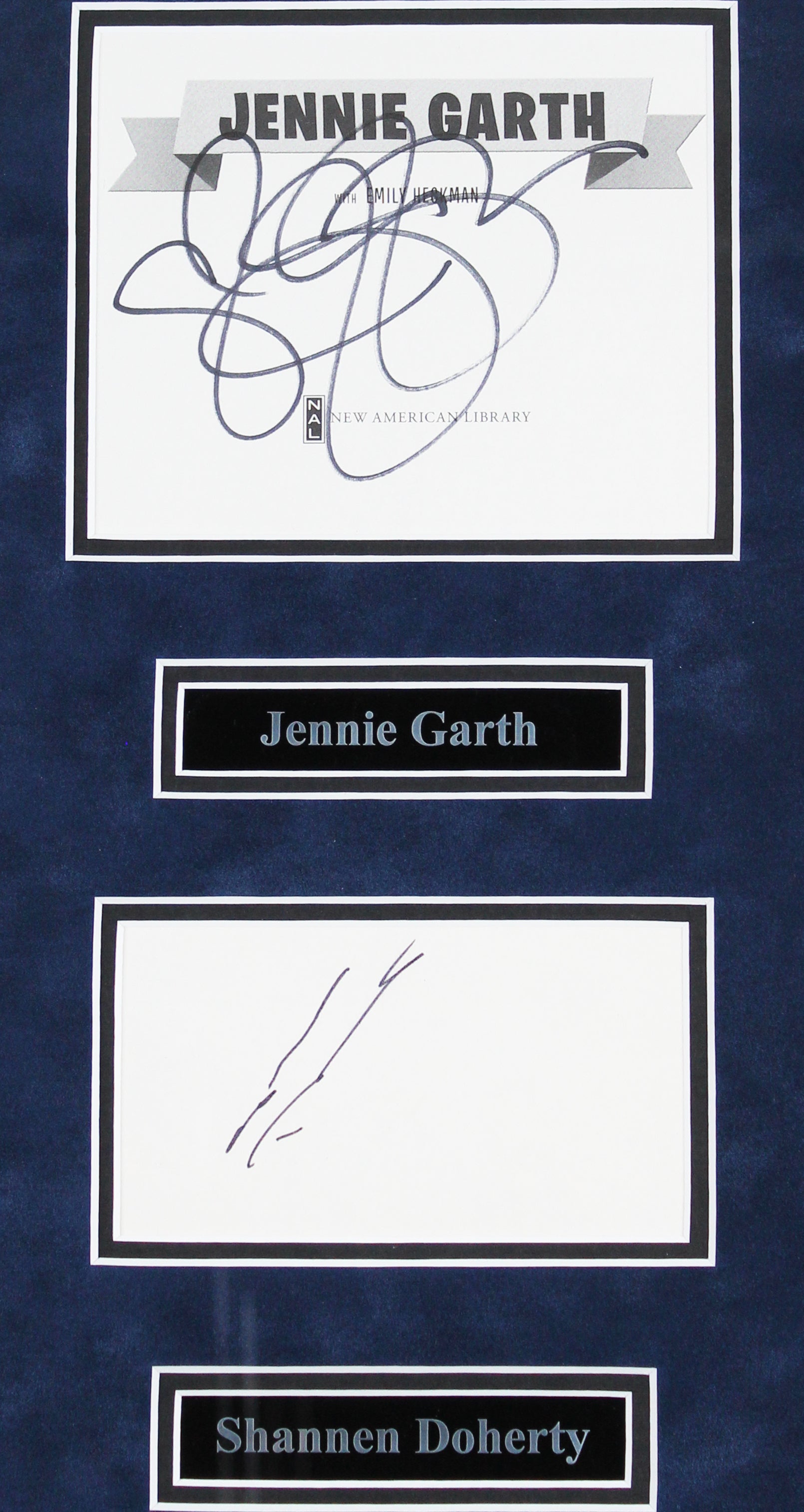 Beverly Hills 90210 Cast (8) Perry, Priestly Signed Framed Display BAS #AC33438