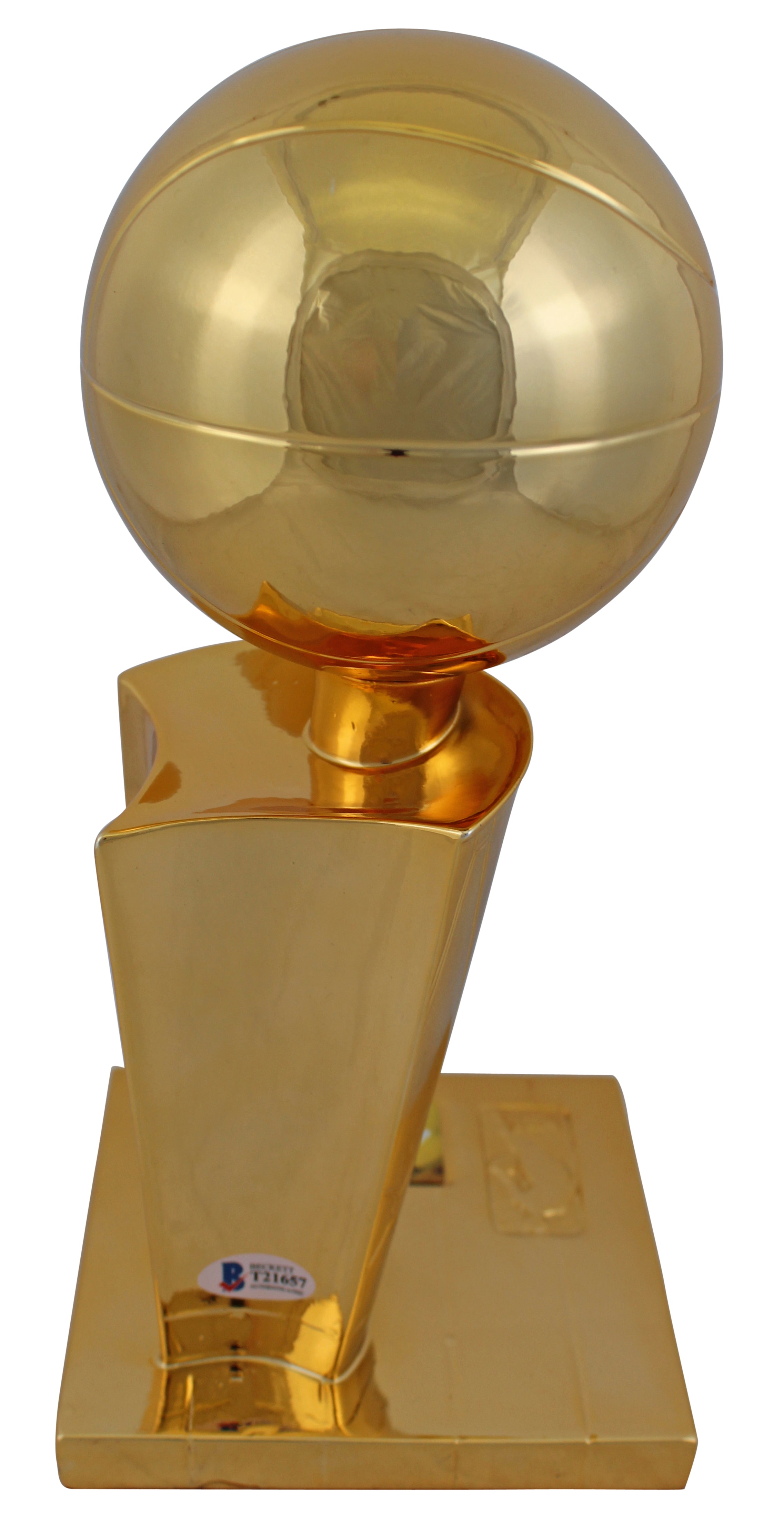 Lakers Shaquille O'Neal Authentic Signed 12" Replica Larry O'Brien Trophy BAS