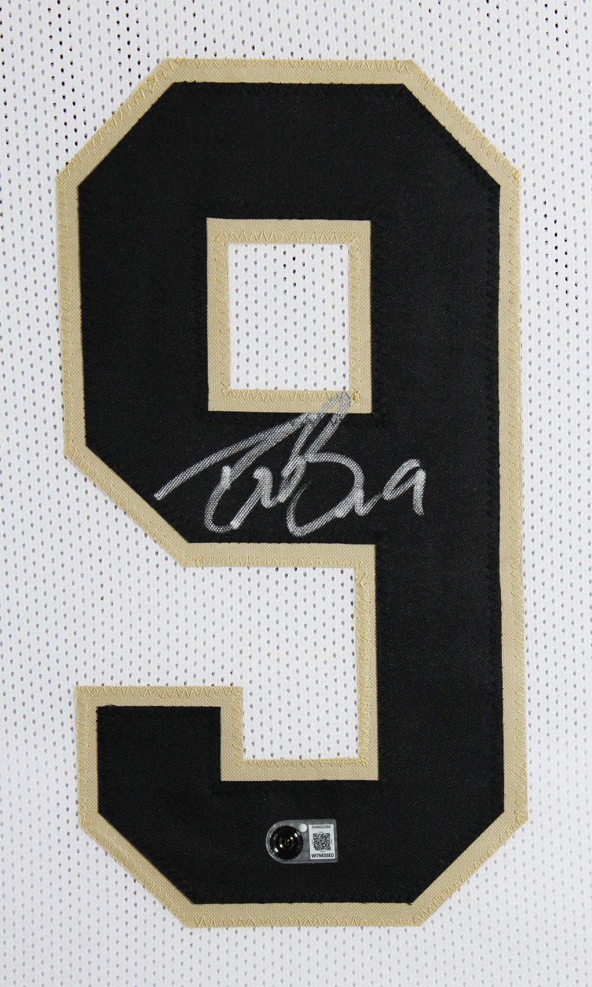 Drew Brees Authentic Signed White Pro Style Framed Jersey Autographed BAS Wit