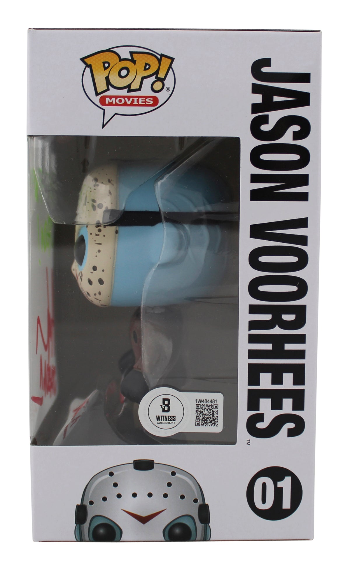 Ari Lehman "First F'n Jason" Signed Funko Pop Vinyl Figure w/ Red Sig BAS Wit