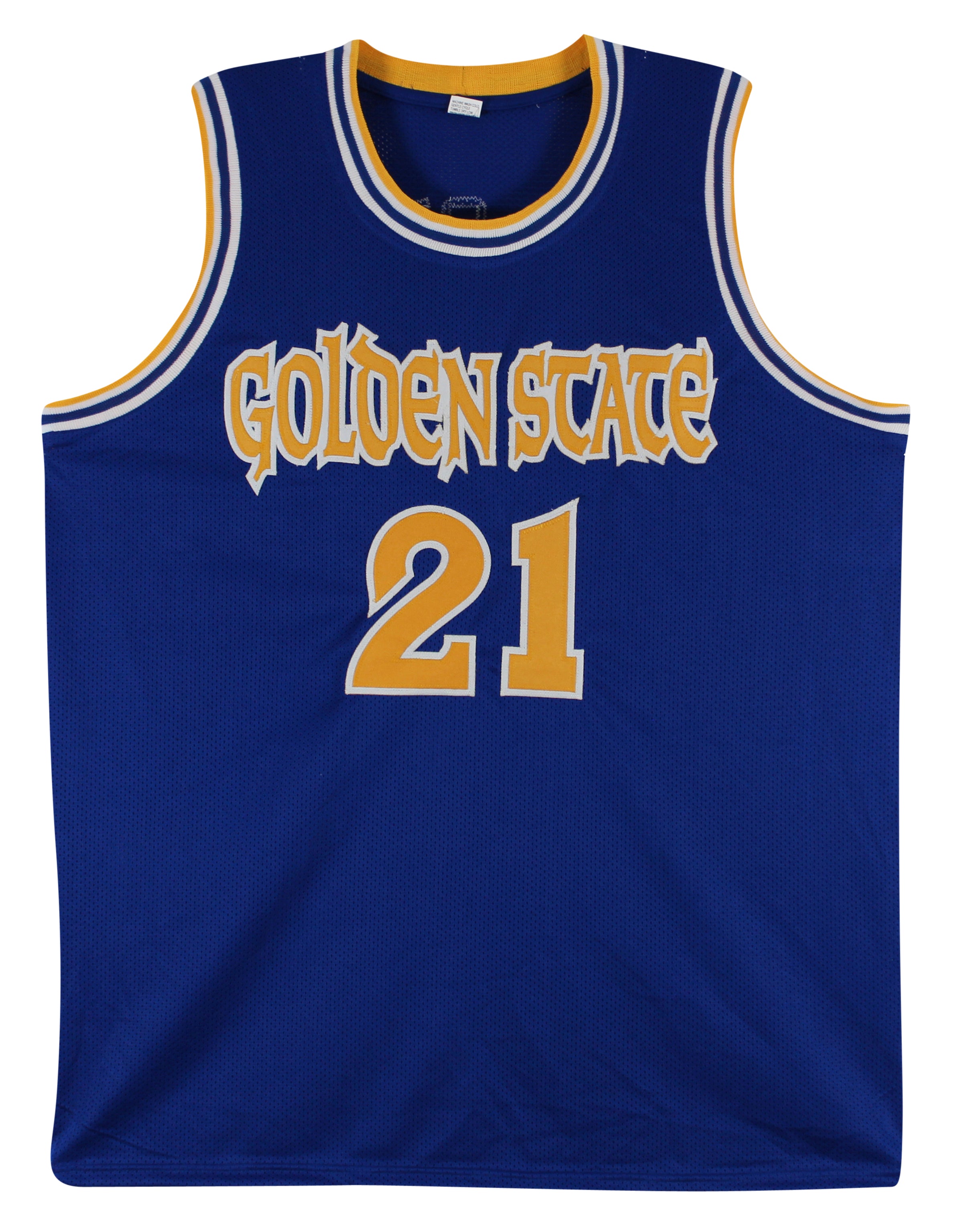 Eric "Sleepy" Floyd "1987 NBA All-Star" Signed Blue Pro Style Jersey BAS Witness