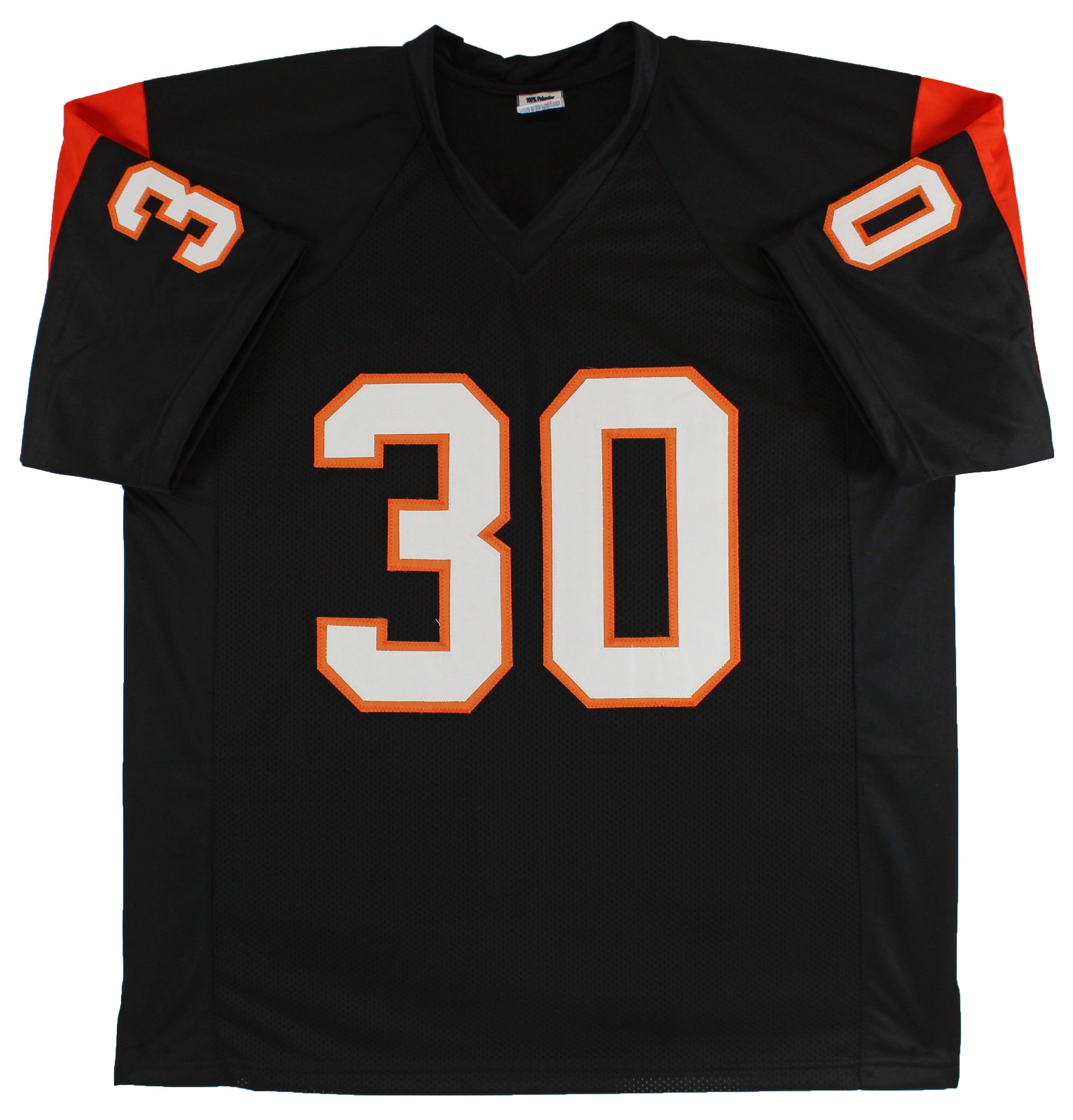 Ickey Woods Authentic Signed Black Pro Style Jersey Autographed JSA Witness