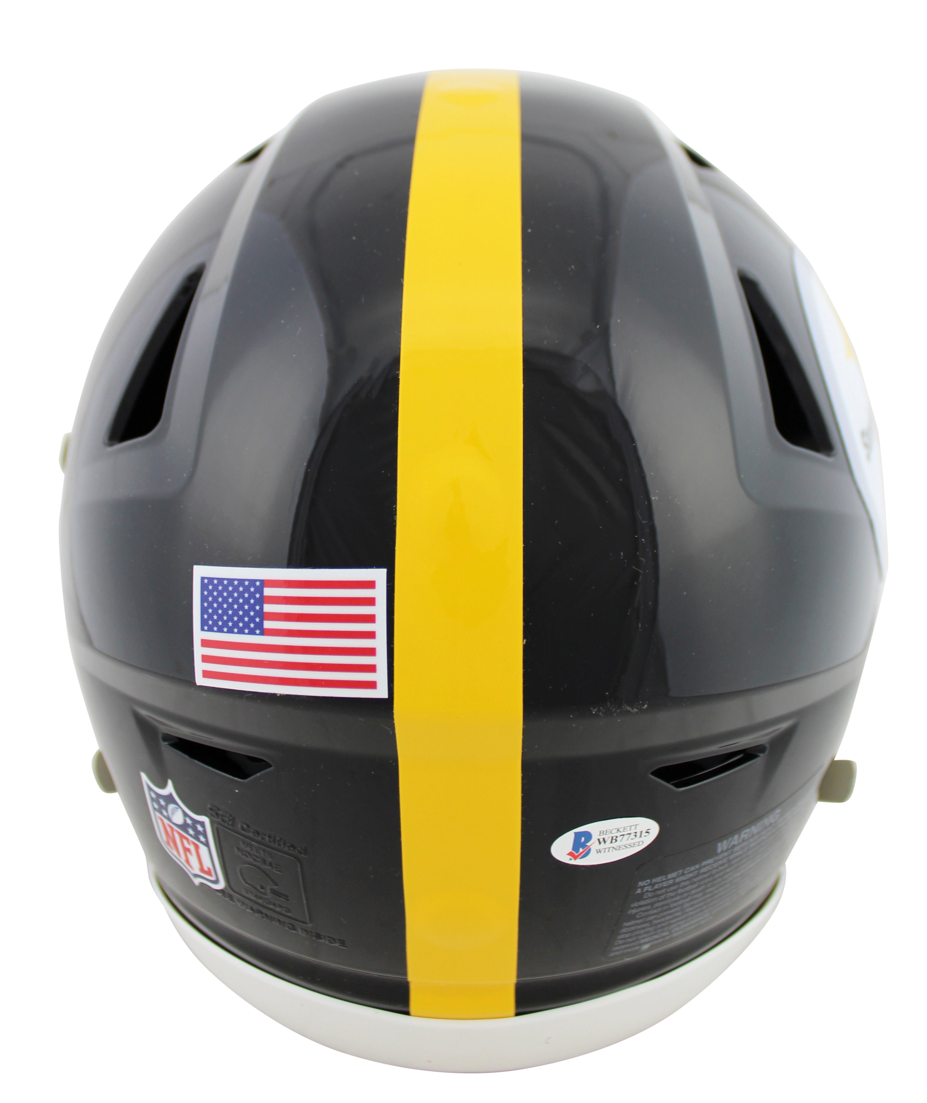 Steelers Jerome Bettis "HOF 15, The Bus" Signed Speed Flex Full Size Helmet BAS