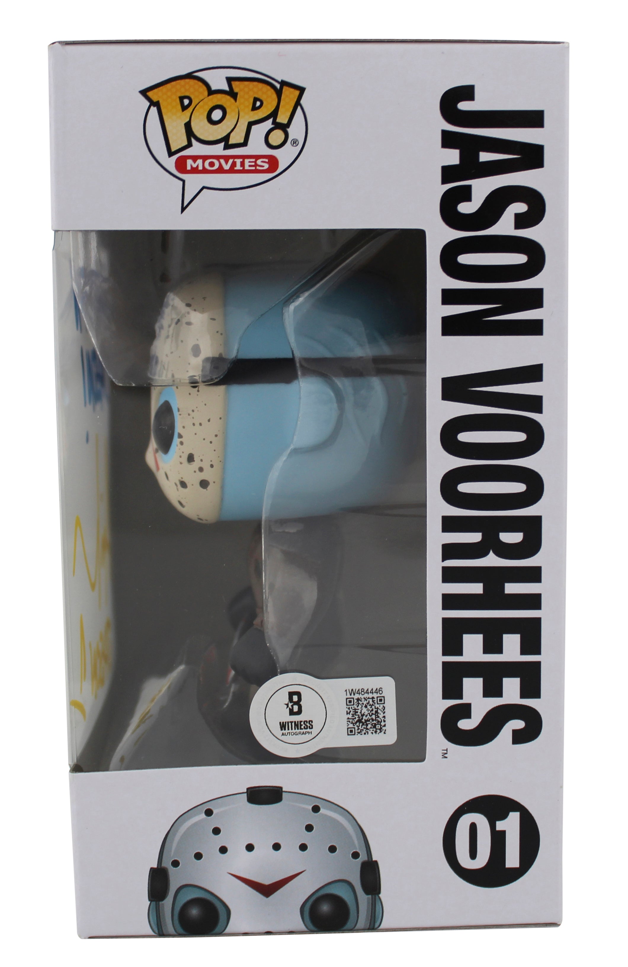 Ari Lehman "First F'n Jason" Signed Funko Pop Vinyl Figure w/ Yellow Sig BAS Wit