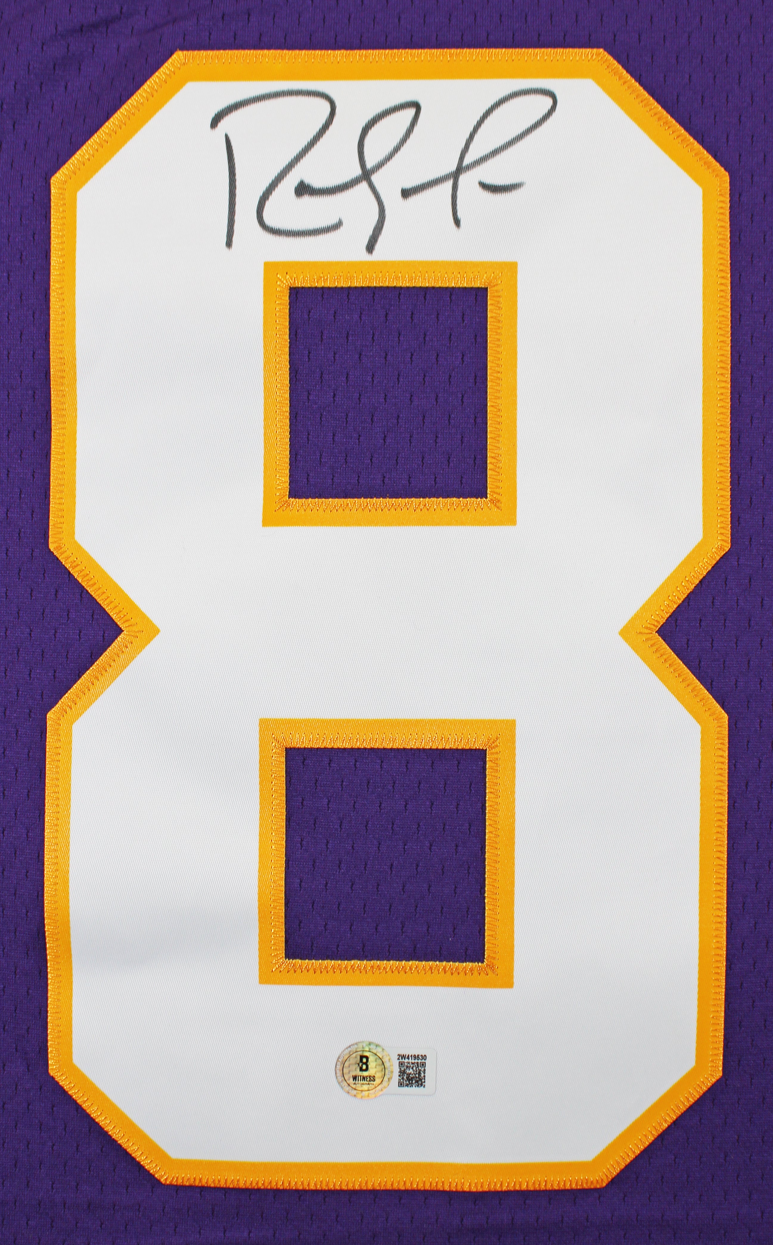 Vikings Randy Moss Authentic Signed Purple Mitchell & Ness Jersey BAS Witnessed