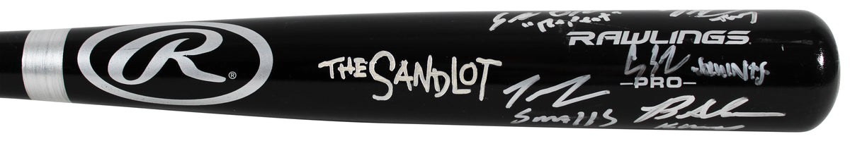 The Sandlot (6) Guiry, Leopardi, +4 Signed Baseball Bat w/Character Names BAS 3