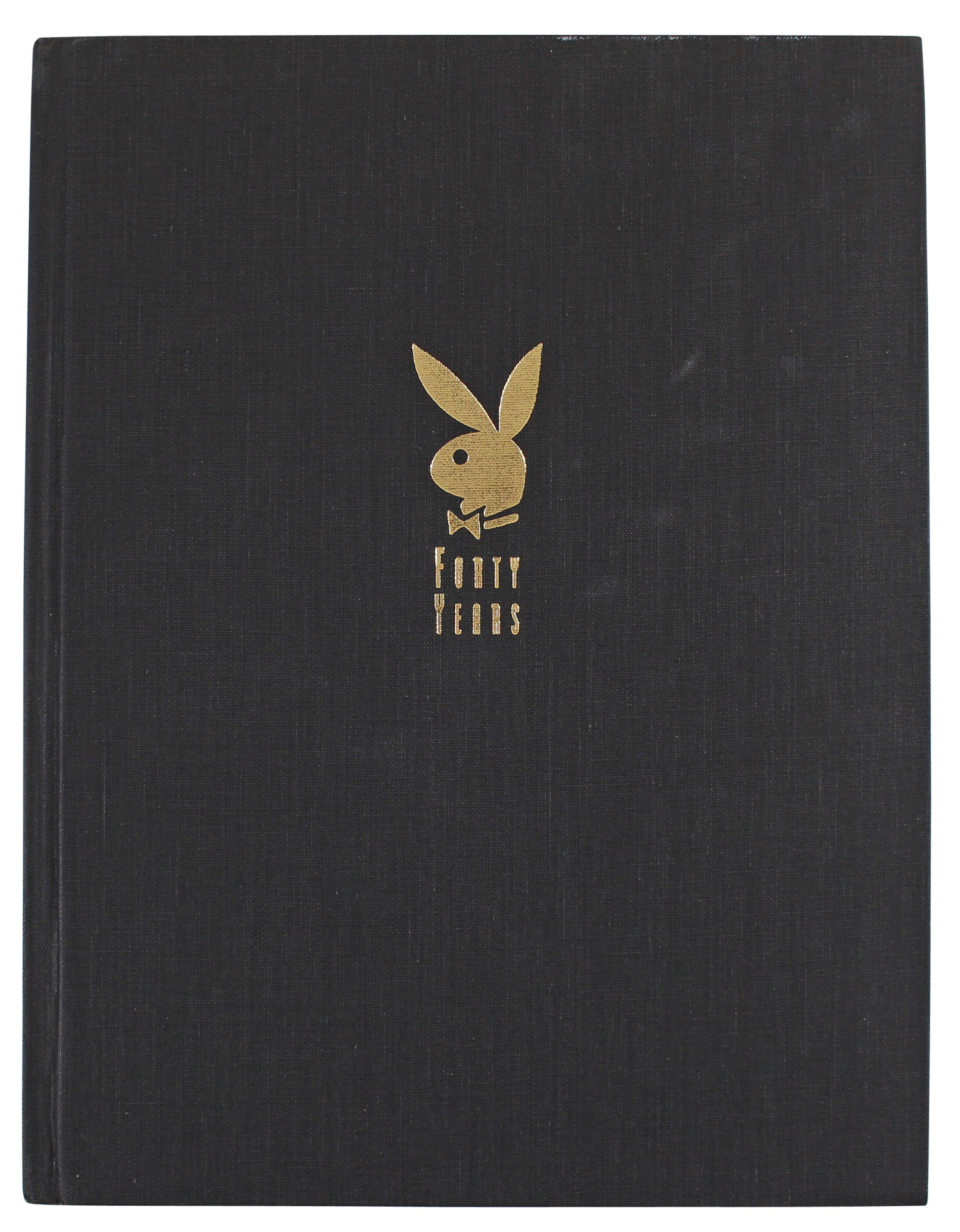 Hugh Hefner Playboy Signed Forty Years Hardcover Book Autographed BAS #A10875