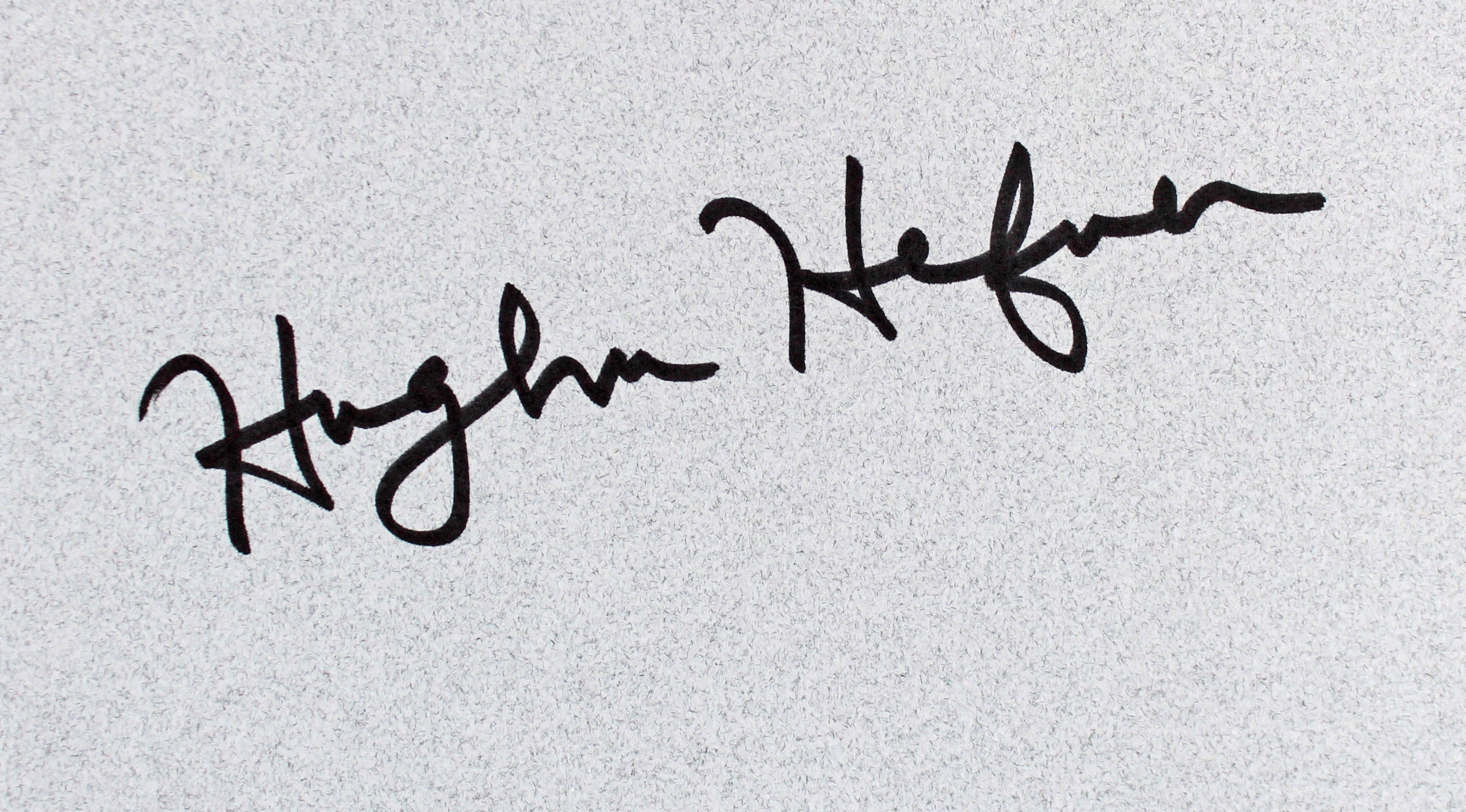 Hugh Hefner Playboy Signed Forty Years Hardcover Book Autographed BAS #A10875