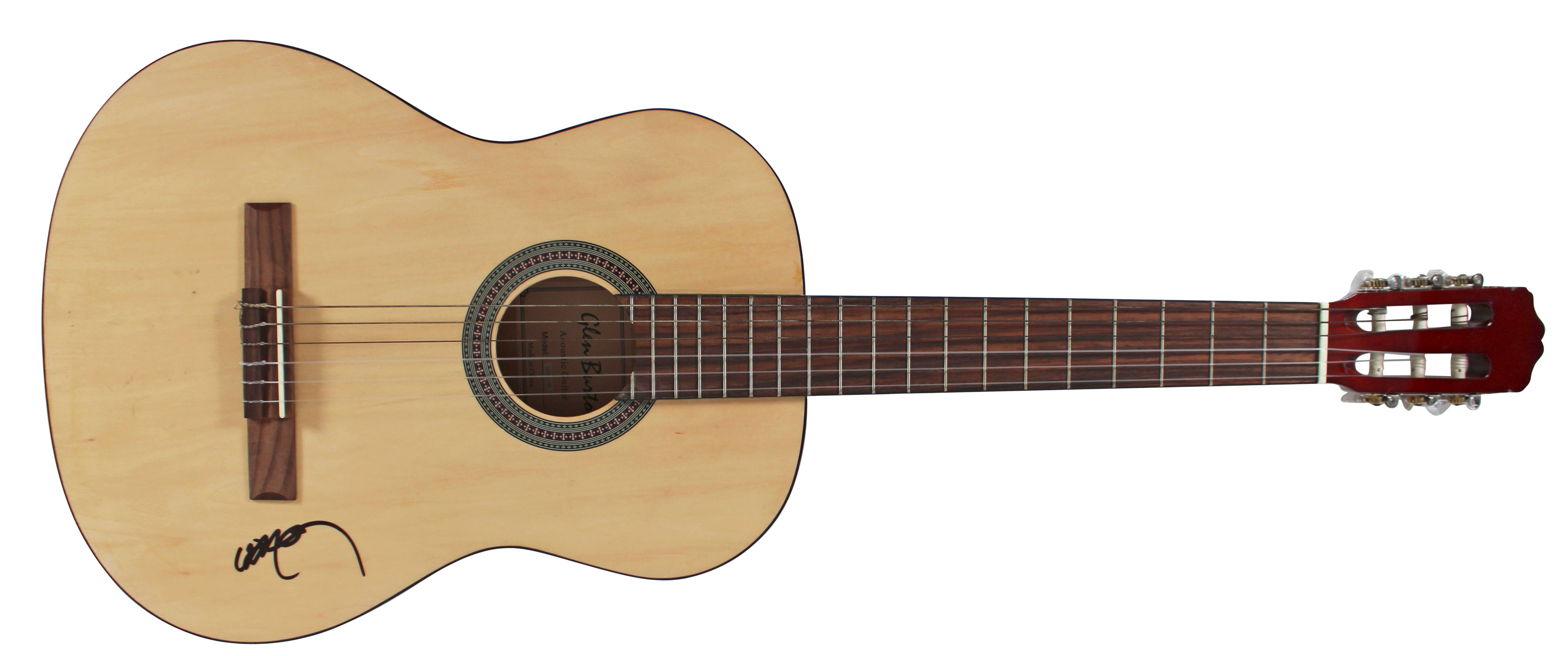 Willie Nelson Authentic Signed Natural Acoustic Guitar PSA/DNA #AB81007