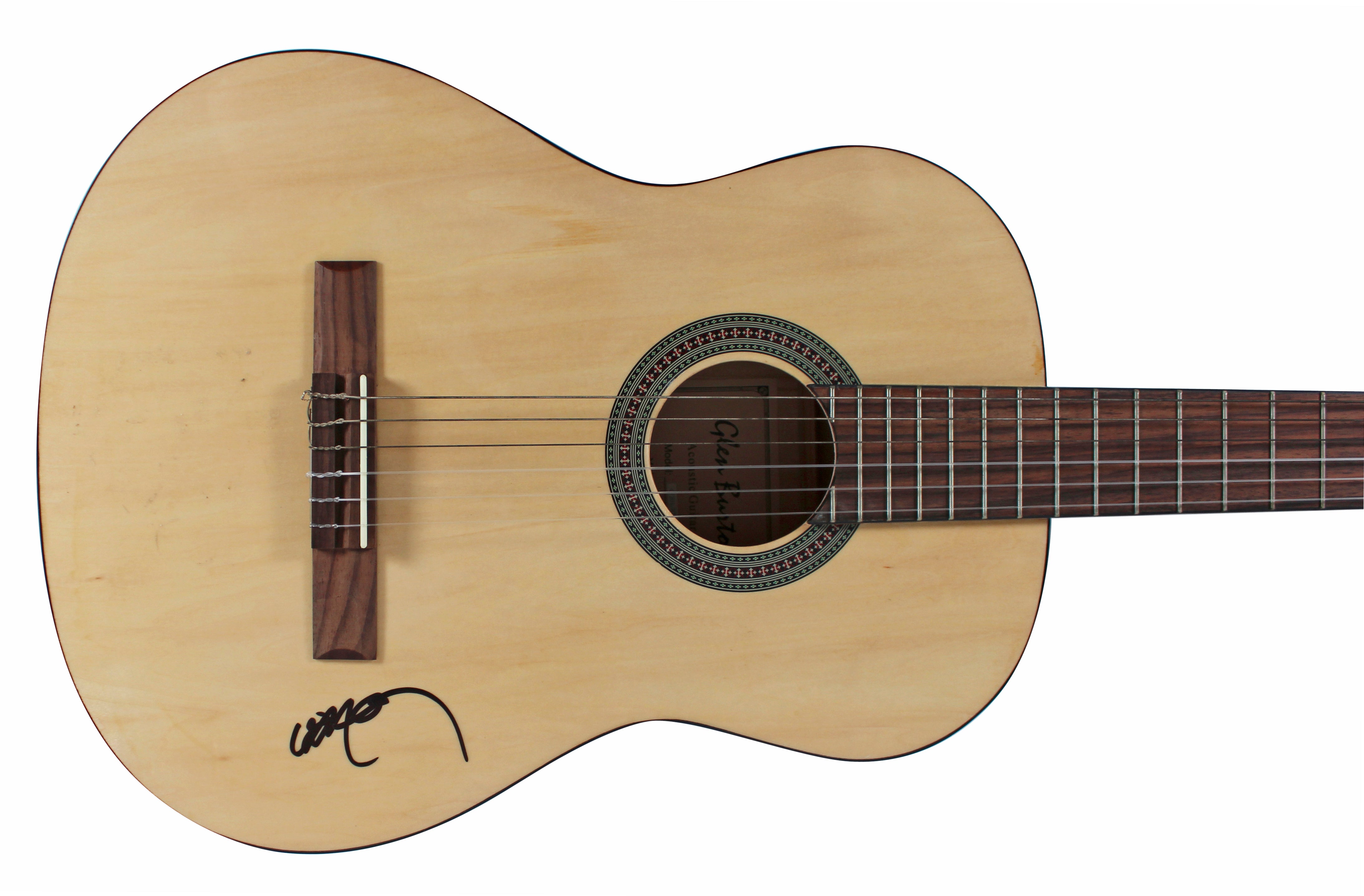 Willie Nelson Authentic Signed Natural Acoustic Guitar PSA/DNA #AB81007