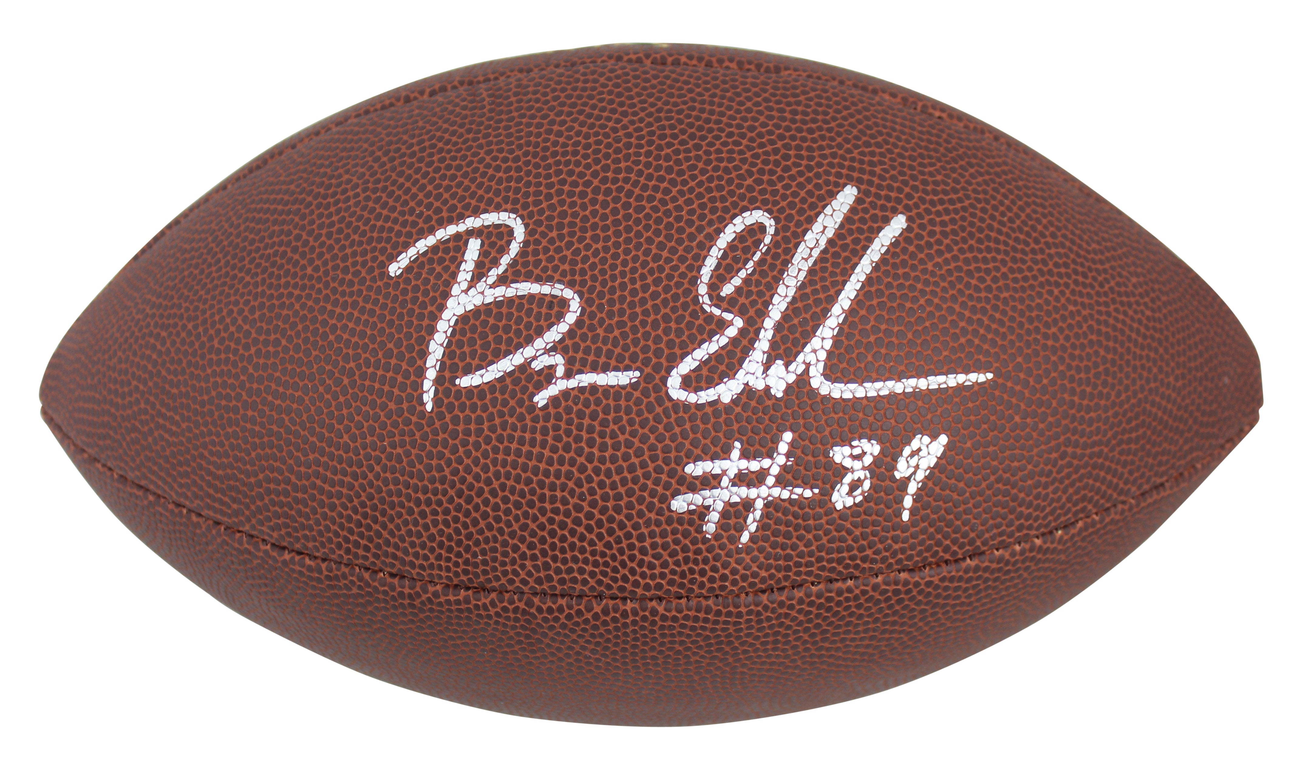 Raiders Bryan Edwards Authentic Signed Super Grip Nfl Football BAS Witnessed