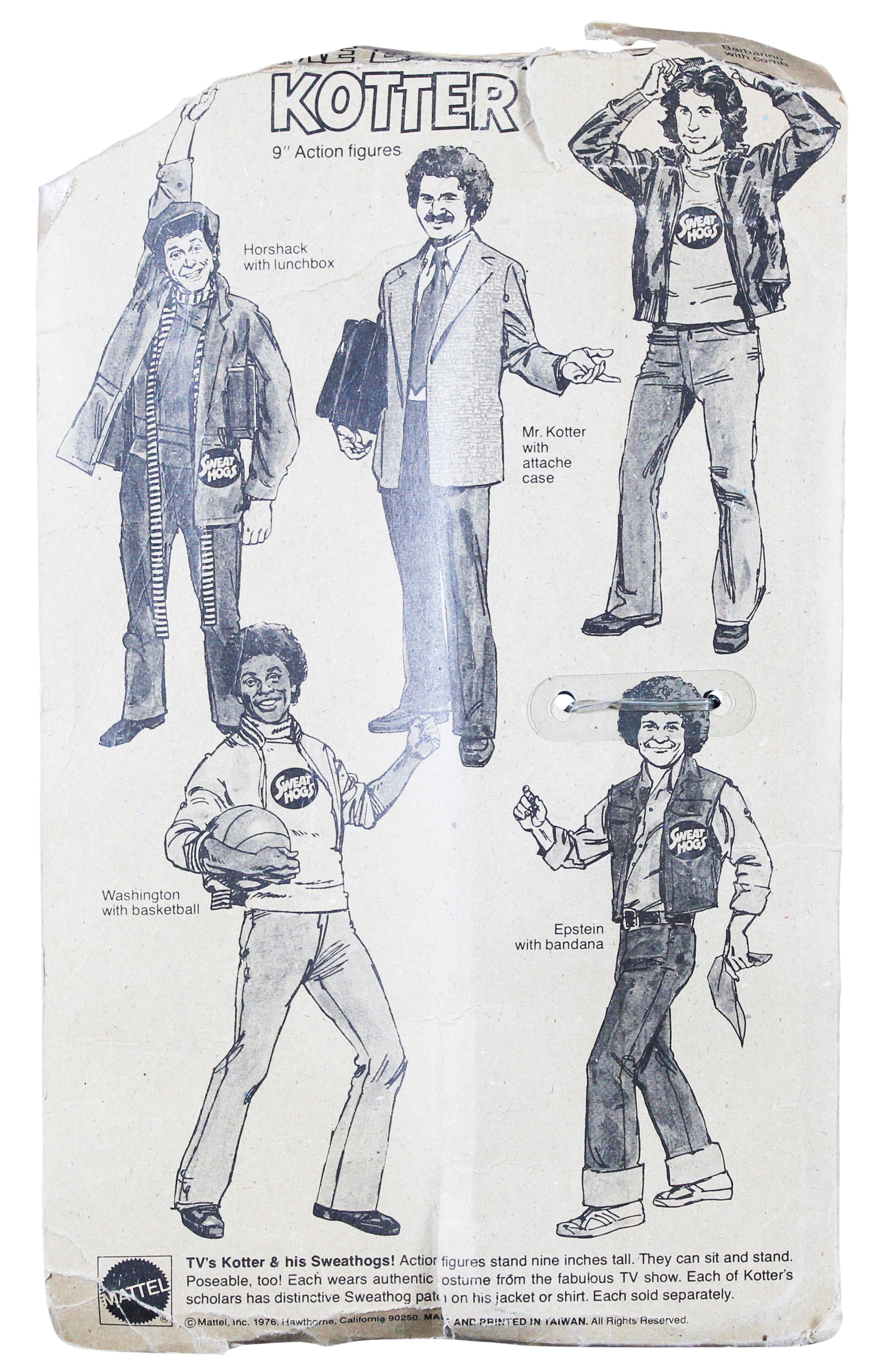 Welcome Back, Kotter Epstein Mattel 9 Inch Action Figure Un-signed