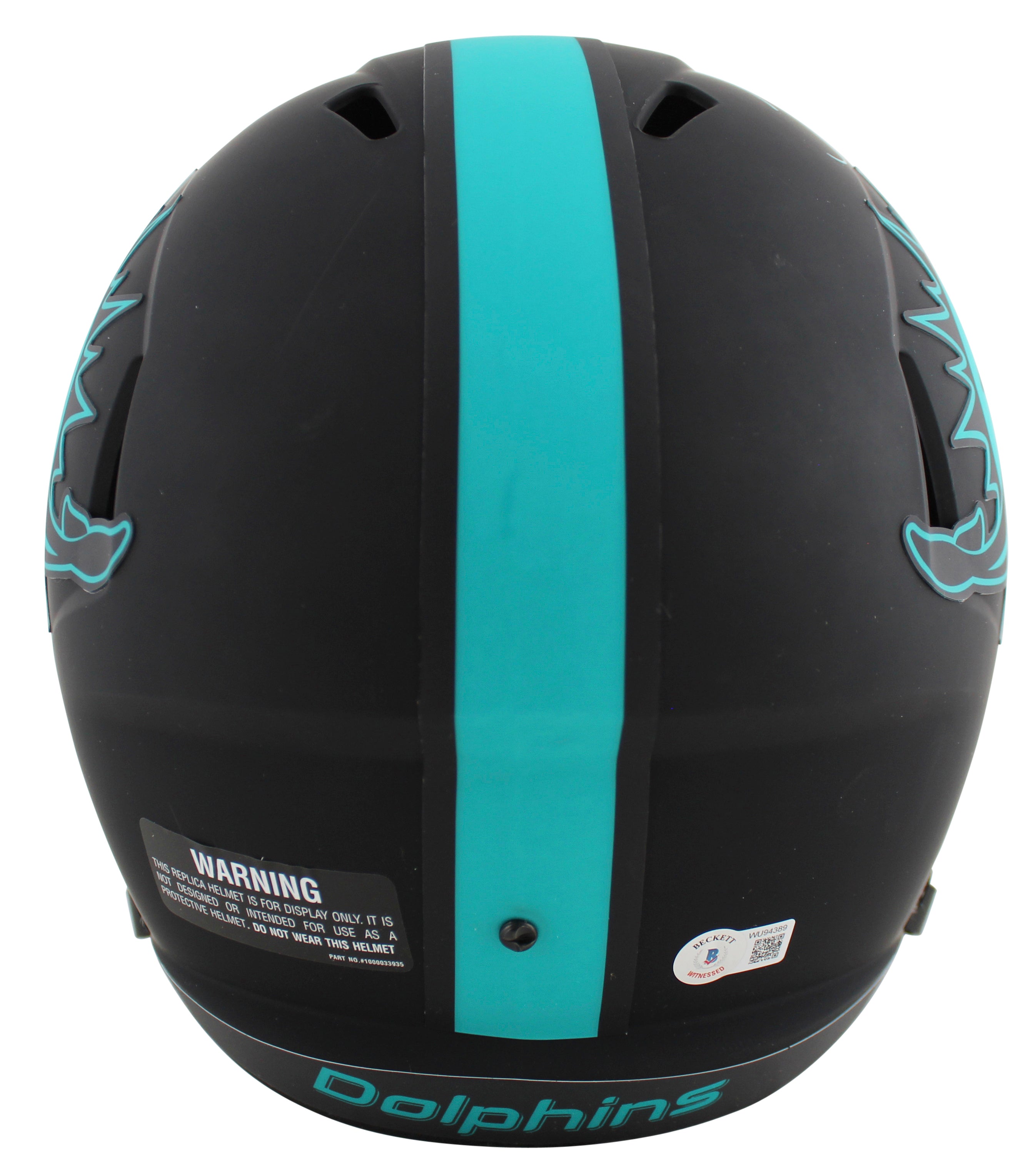 Dolphins Tyreek Hill Signed Eclipse Full Size Speed Rep Helmet BAS Witnessed