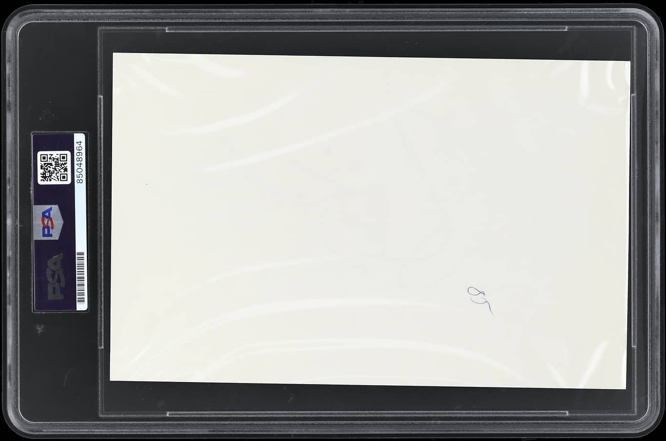 David Bowie '88 Authentic Signed 4x6 Index Card Autographed PSA/DNA Slabbed