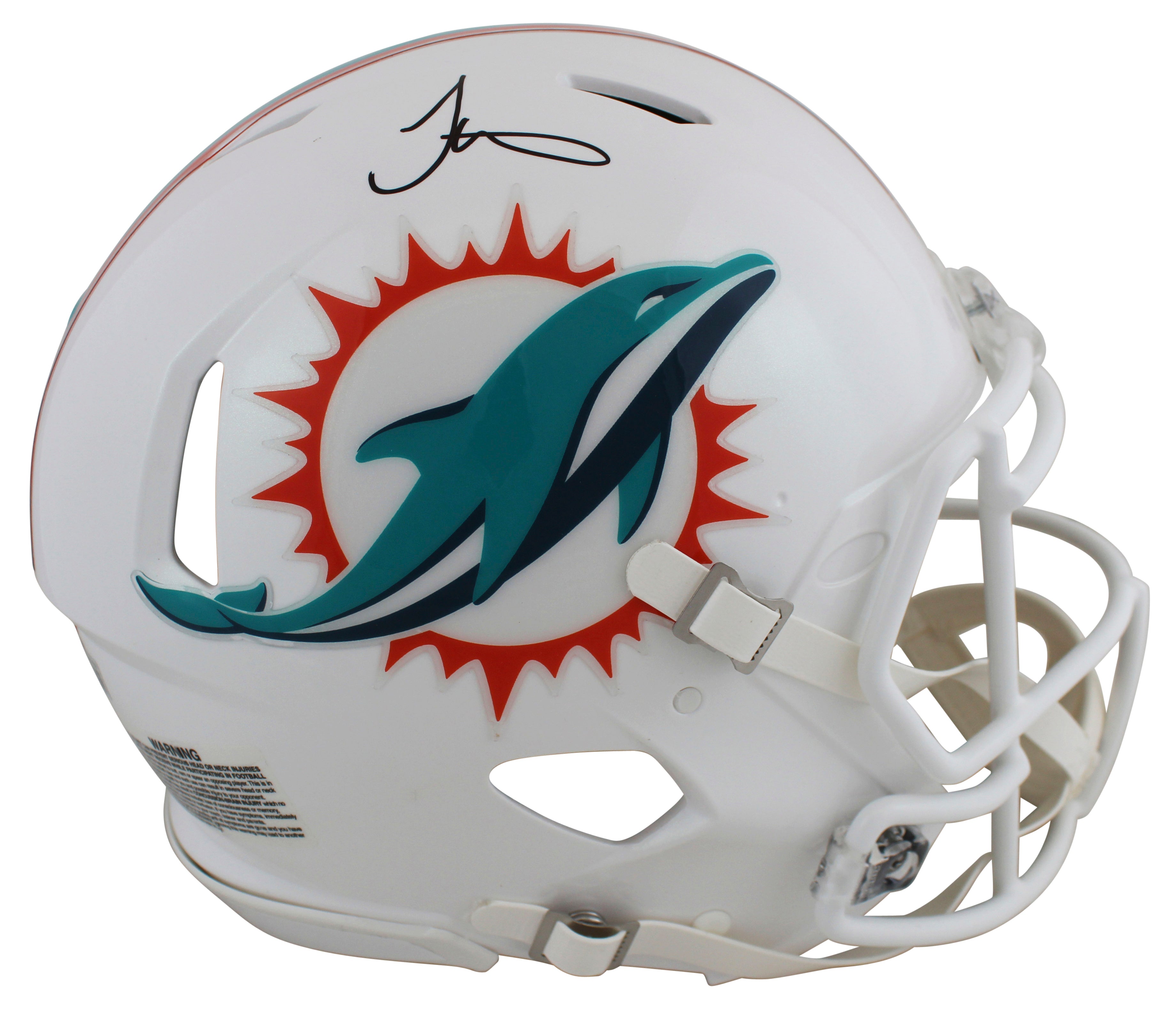 Dolphins Tyreek Hill Signed Full Size Speed Proline Helmet BAS Witnessed