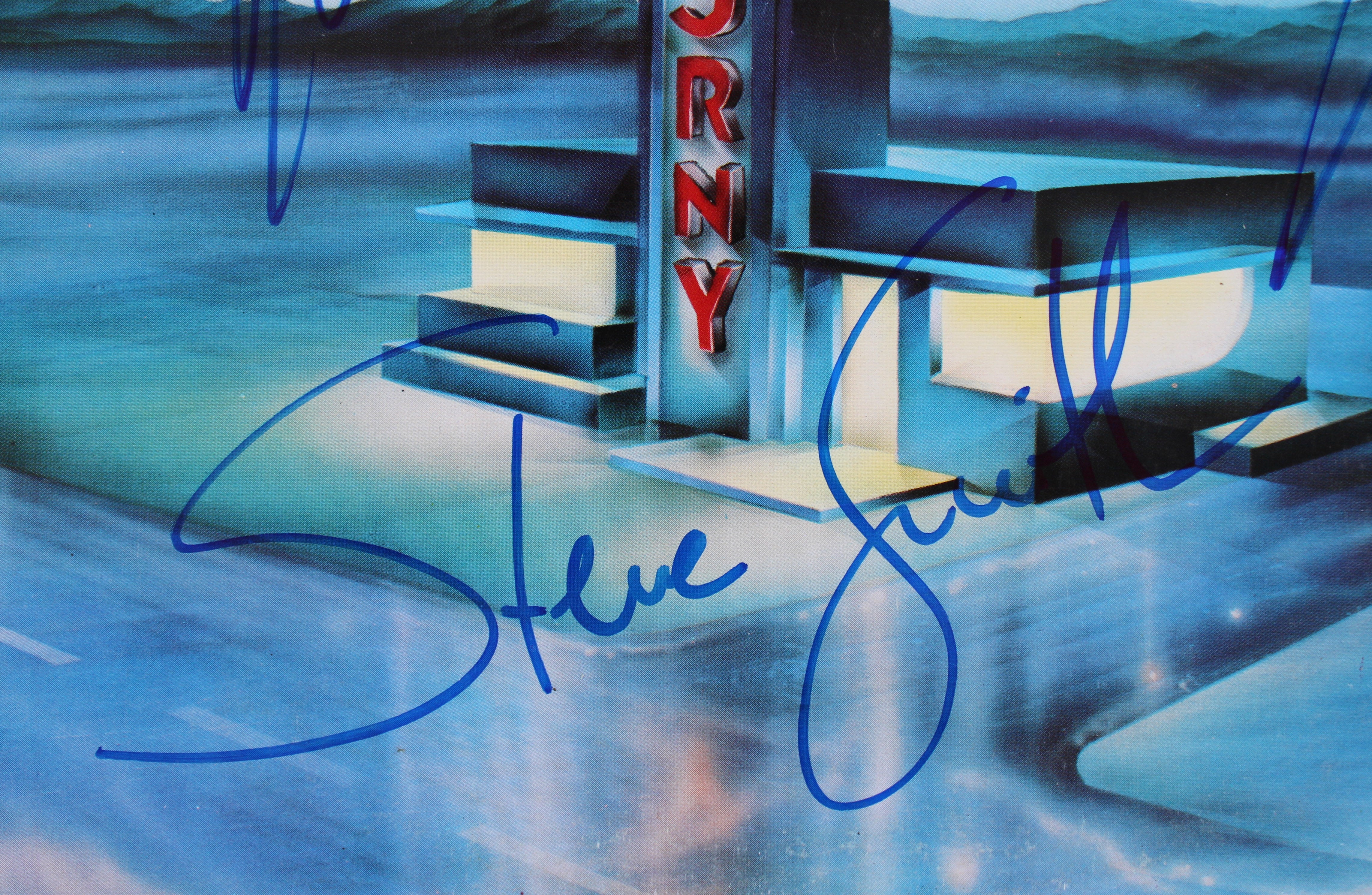 Journey (5) Perry, Schon, Cain, Smith & Valory Signed Album Cover PSA #AF03110