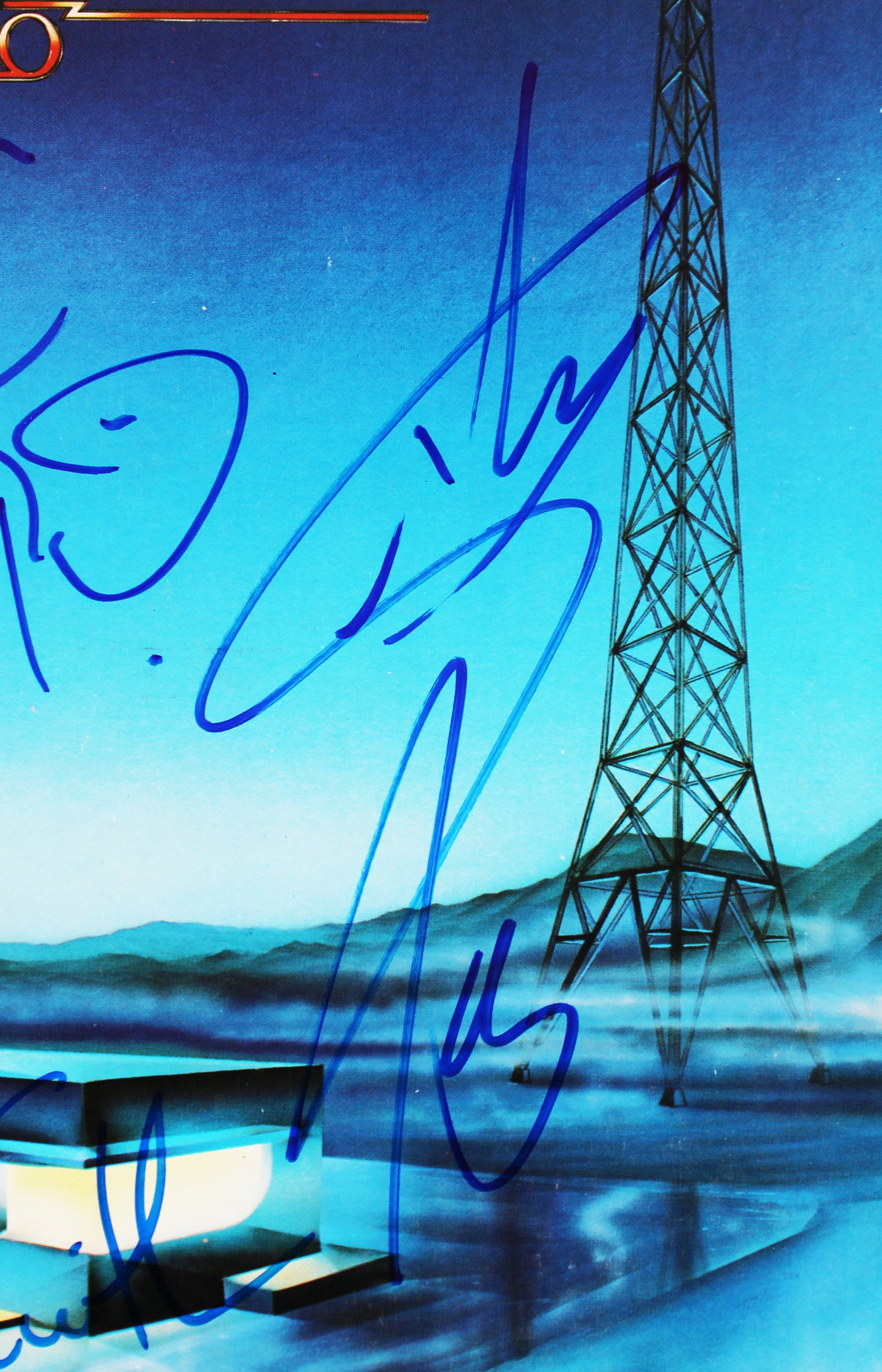 Journey (5) Perry, Schon, Cain, Smith & Valory Signed Album Cover PSA #AF03110