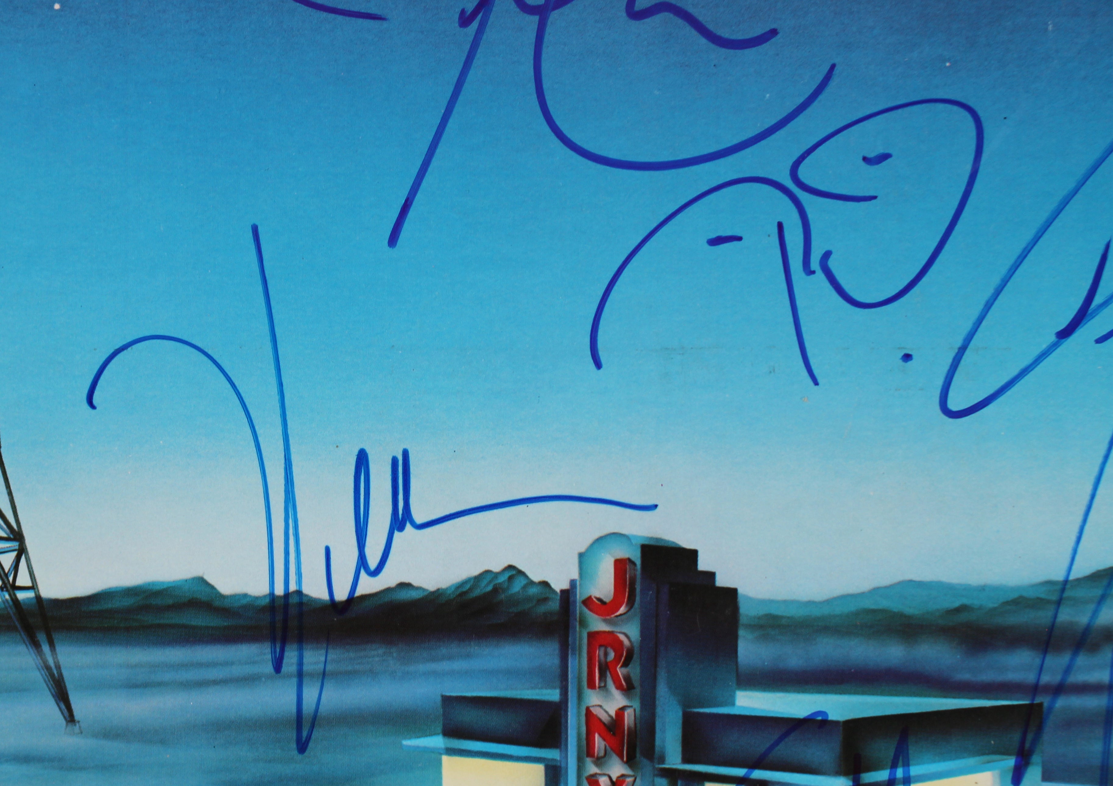 Journey (5) Perry, Schon, Cain, Smith & Valory Signed Album Cover PSA #AF03110