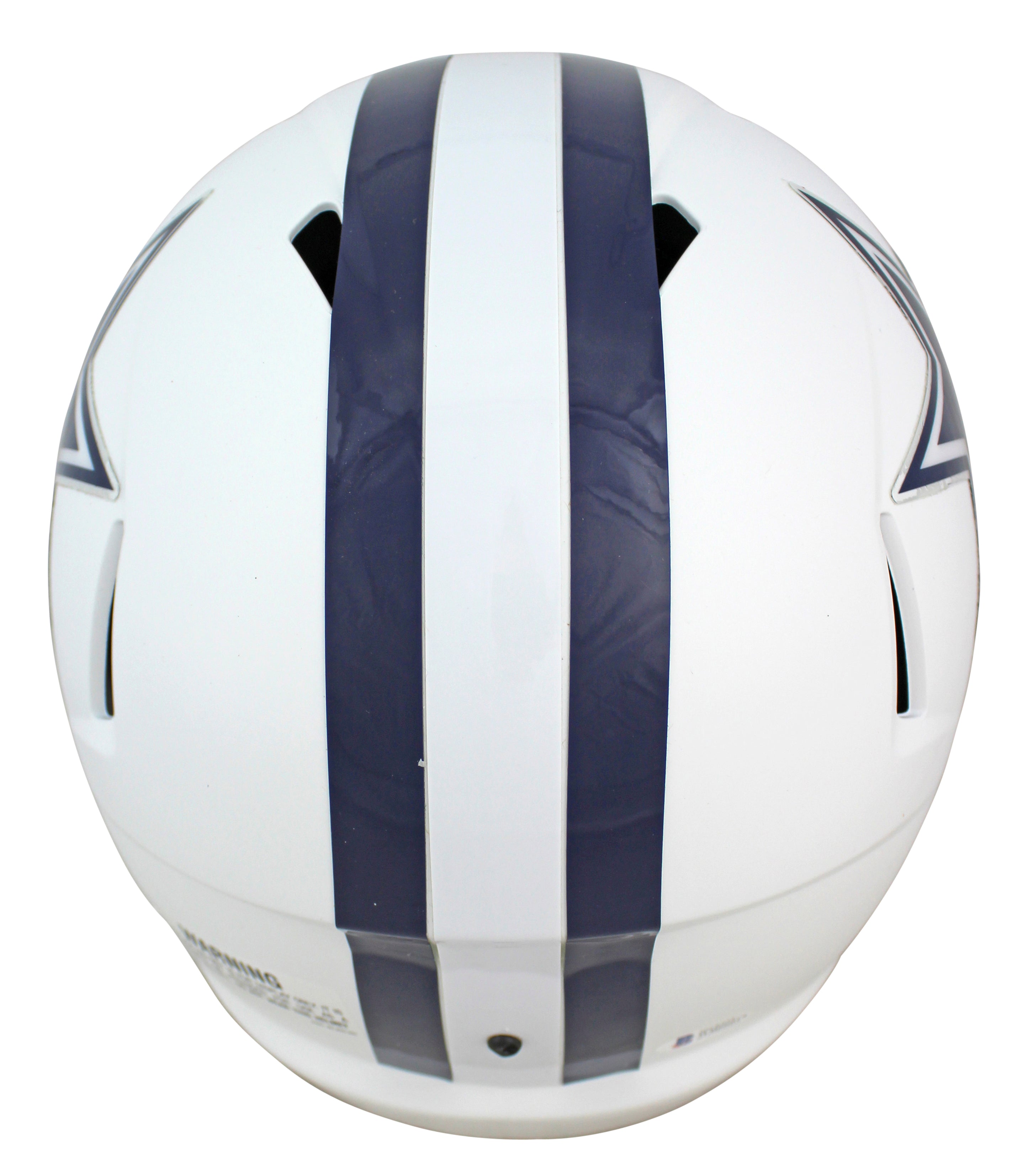 Cowboys Michael Irvin Authentic Signed Flat White Full Size Speed Rep Helmet BAS