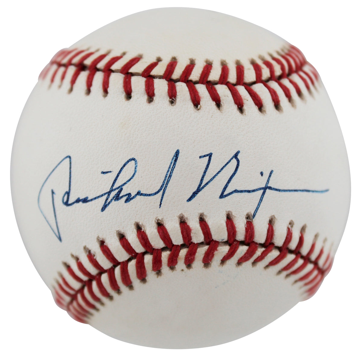 Richard Nixon Authentic Signed William White Onl Baseball JSA #Y83900