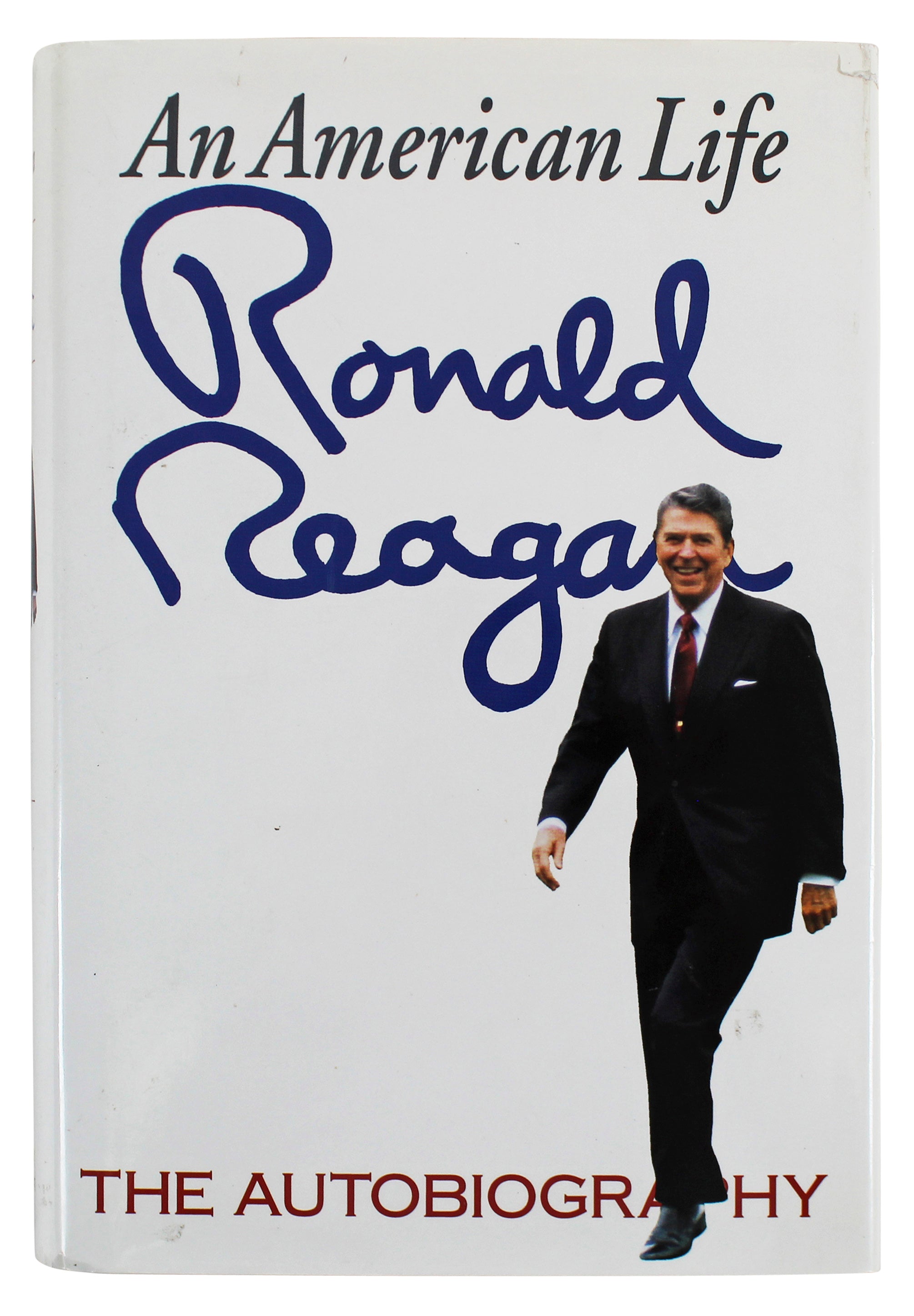Ronald Reagan An American Life First Edition Hardcover Book Un-signed