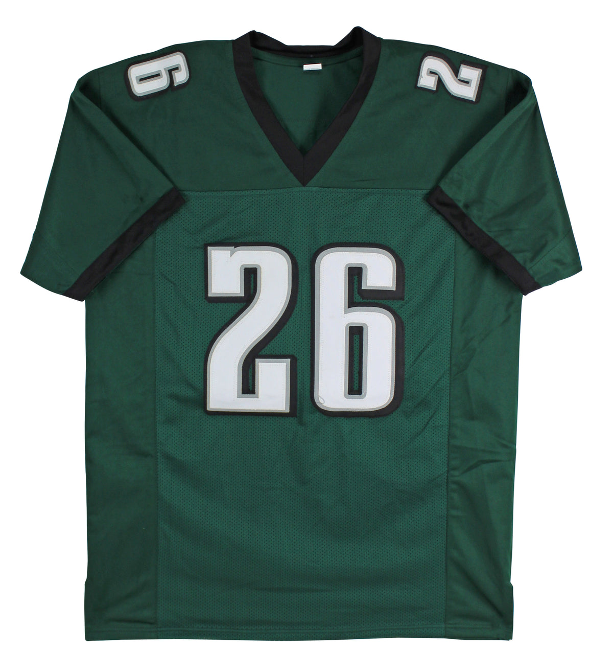 Miles Sanders Authentic Signed Green Pro Style Jersey Autographed JSA Witness