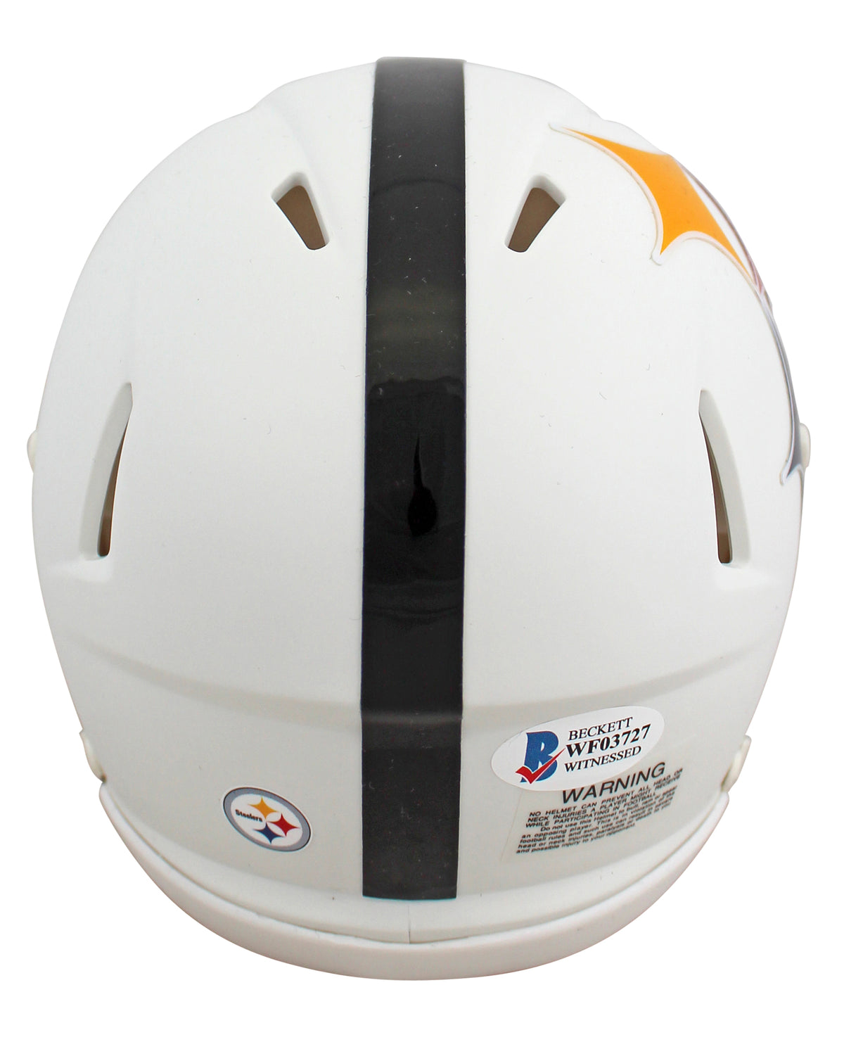 Steelers Chase Claypool Authentic Signed AMP Speed Mini Helmet BAS Witnessed